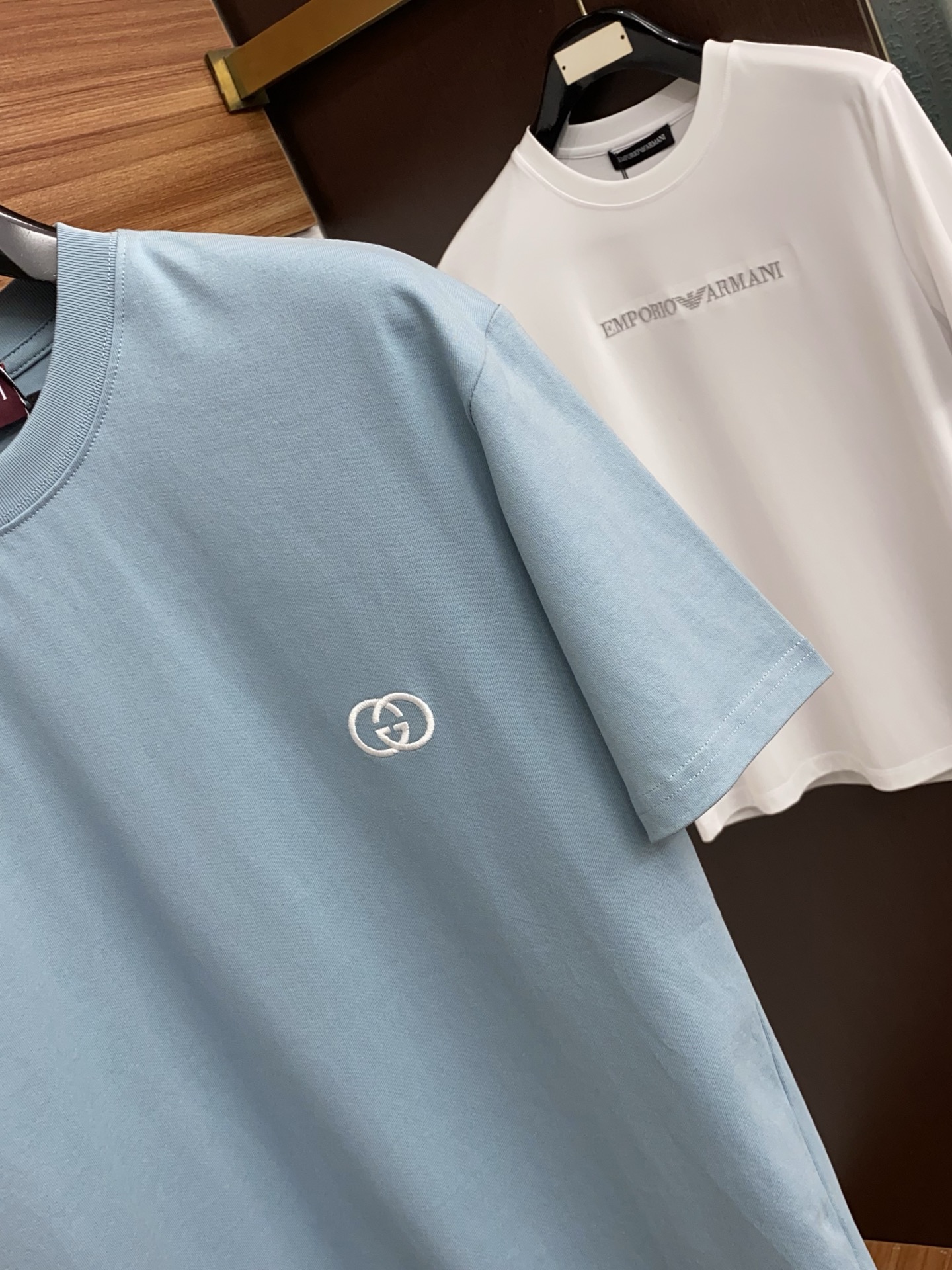 古奇 26SS春夏新款 纯棉质圆领短袖 男士基础款专柜短袖T恤衫！贸易公司渠道稀出，同步官网发售！基础T