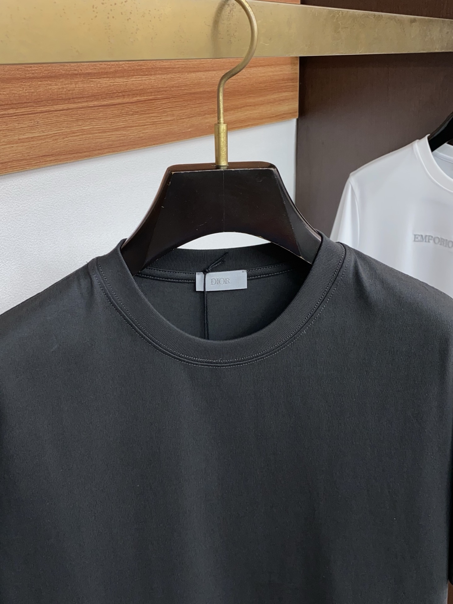 迪奥 26SS春夏新款 纯棉质圆领短袖 男士基础款专柜短袖T恤衫！贸易公司渠道稀出，同步官网发售！基础T