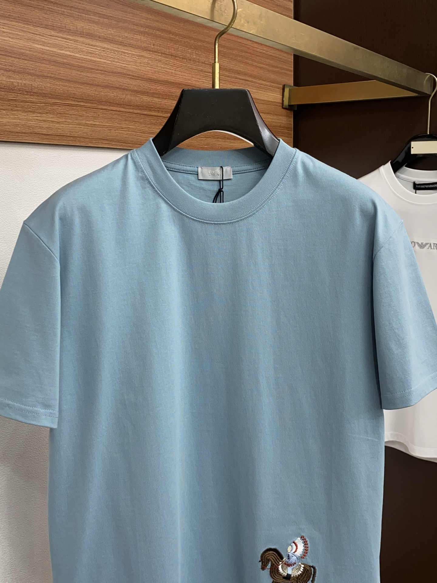 迪奥 26SS春夏新款 纯棉质圆领短袖 男士基础款专柜短袖T恤衫！贸易公司渠道稀出，同步官网发售！基础T