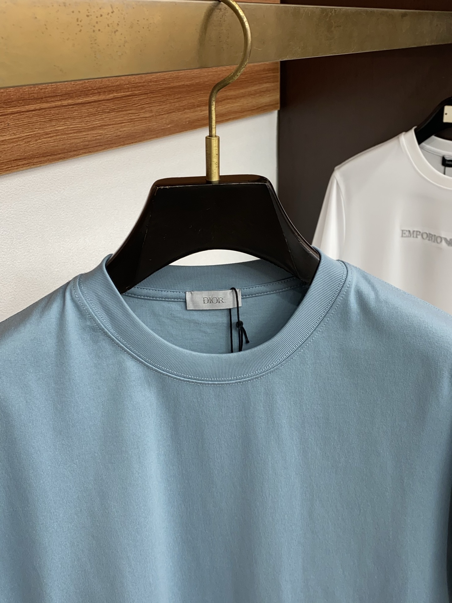 迪奥 26SS春夏新款 纯棉质圆领短袖 男士基础款专柜短袖T恤衫！贸易公司渠道稀出，同步官网发售！基础T