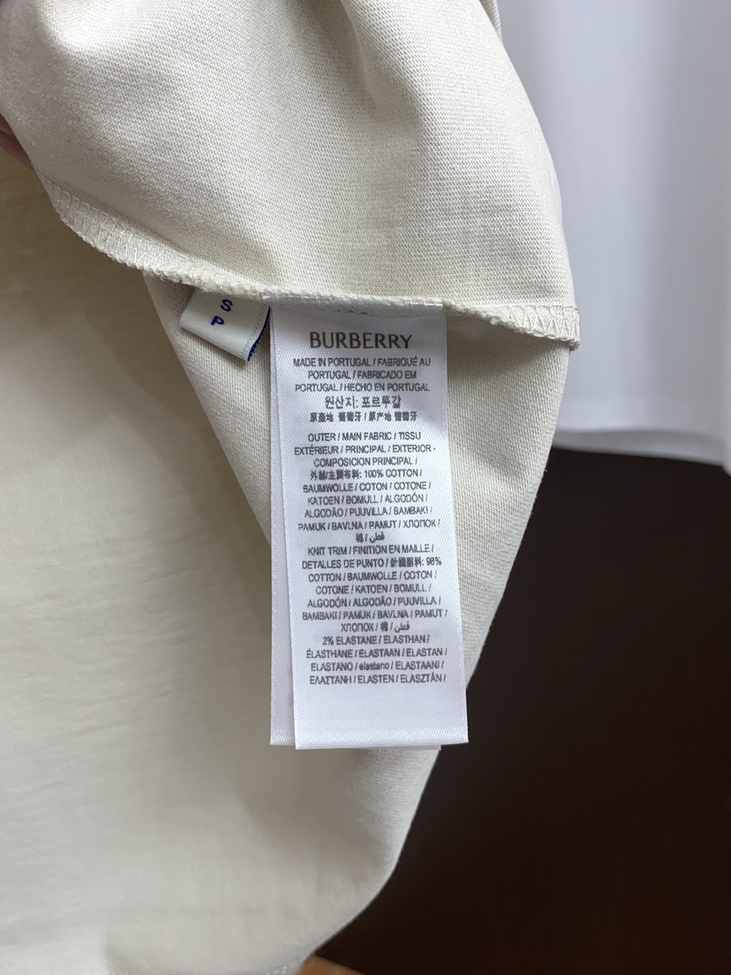 巴宝莉 26SS春夏新款 纯棉质圆领短袖 男士基础款纯白专柜短袖T恤衫！贸易公司渠道稀出，同步官网发售！