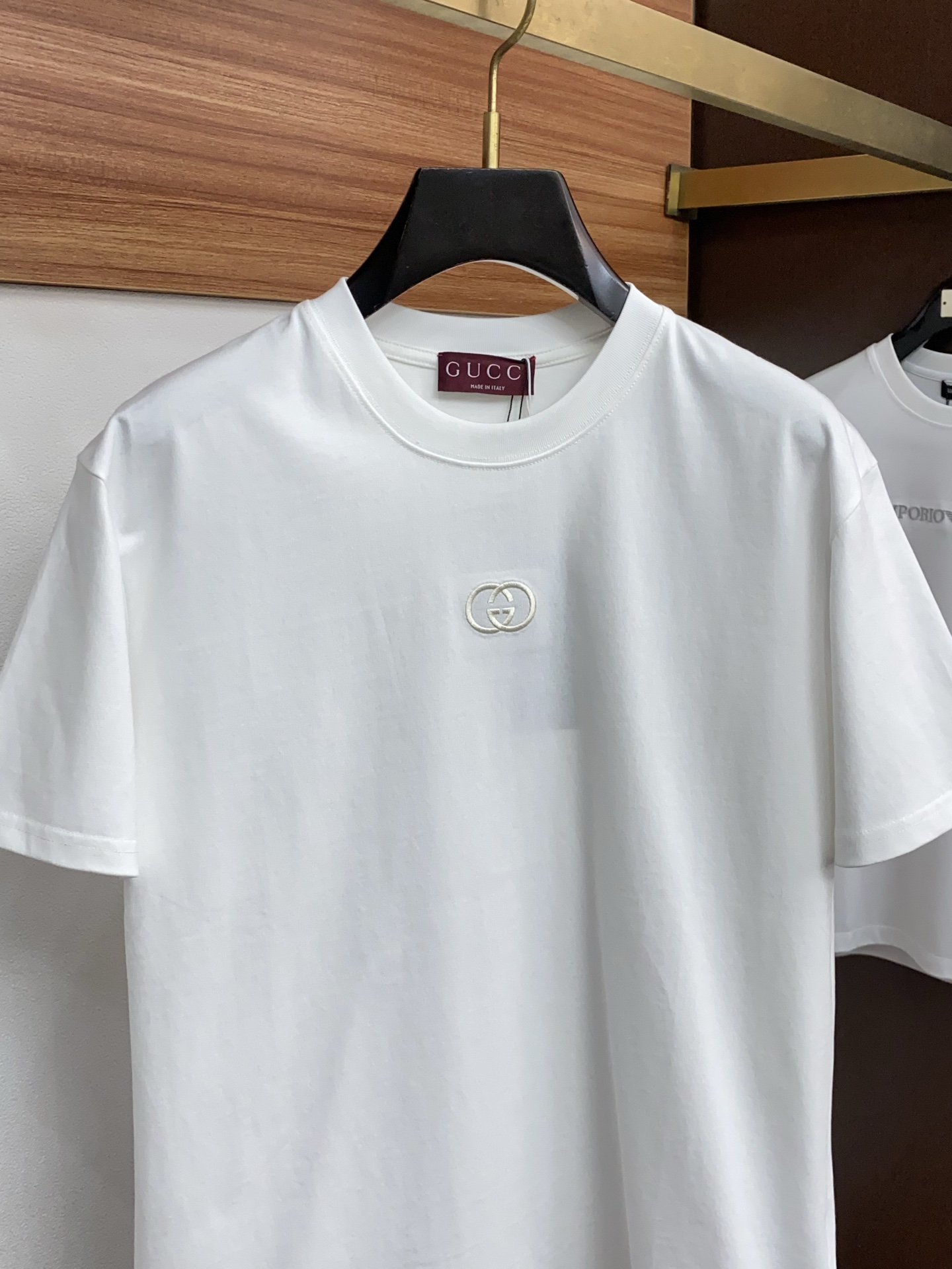 古奇 26SS春夏新款 纯棉质圆领短袖 男士基础款专柜短袖T恤衫！贸易公司渠道稀出，同步官网发售！基础T