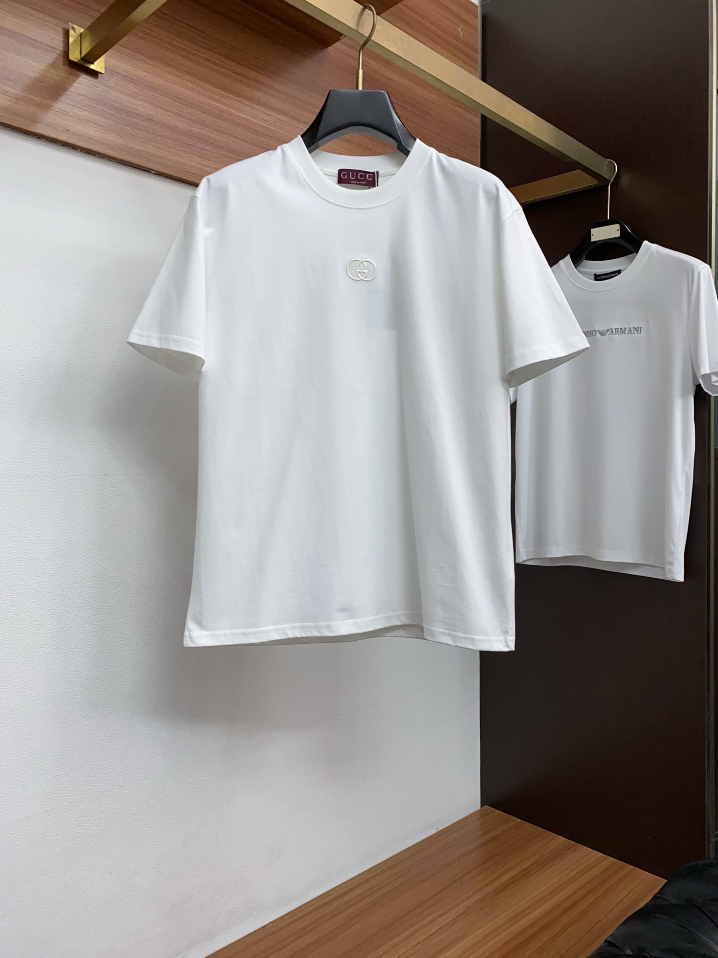 古奇 26SS春夏新款 纯棉质圆领短袖 男士基础款专柜短袖T恤衫！贸易公司渠道稀出，同步官网发售！基础T