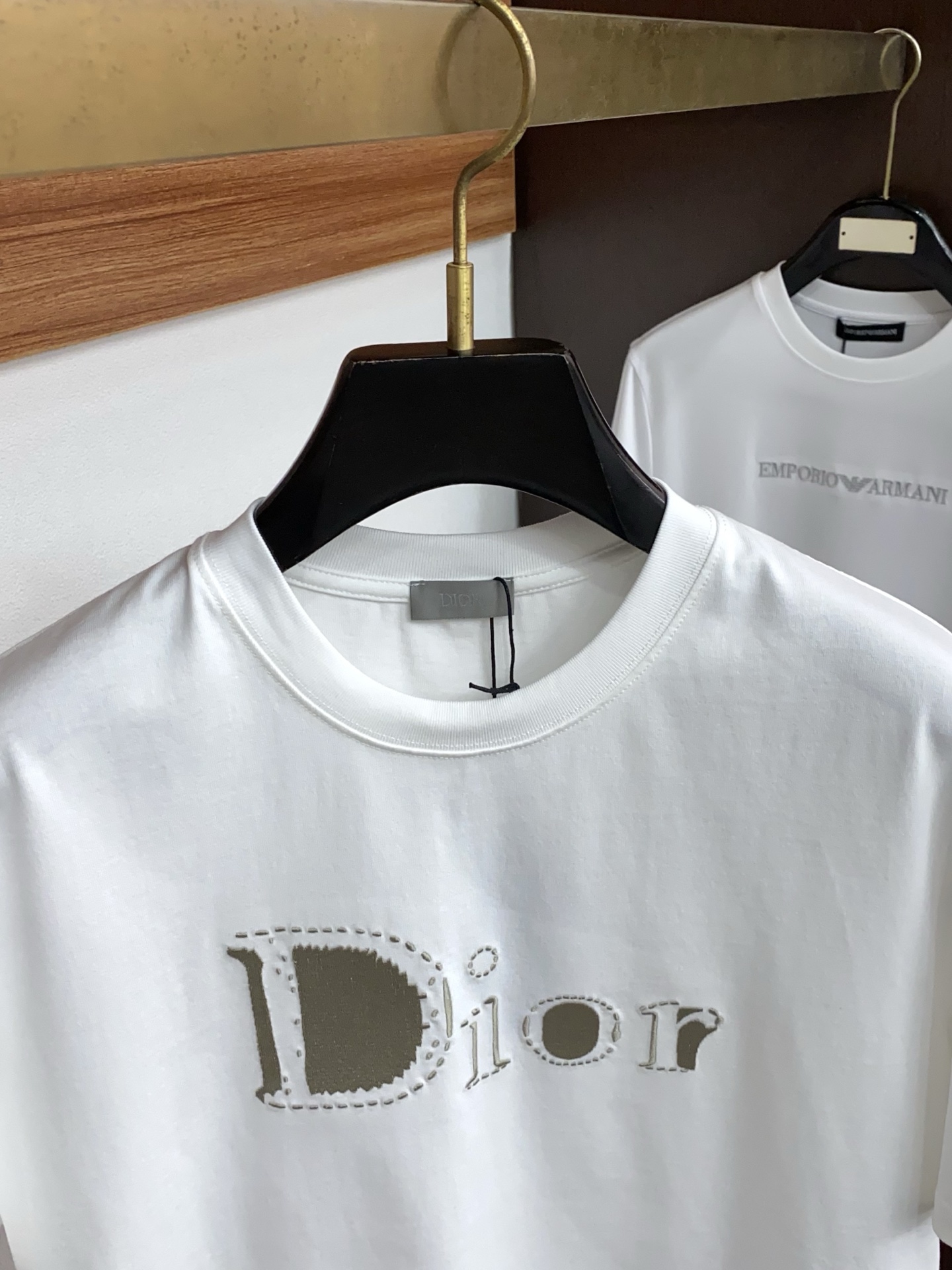 迪奥 26SS春夏新款 纯棉质圆领短袖 男士基础款专柜短袖T恤衫！贸易公司渠道稀出，同步官网发售！基础T