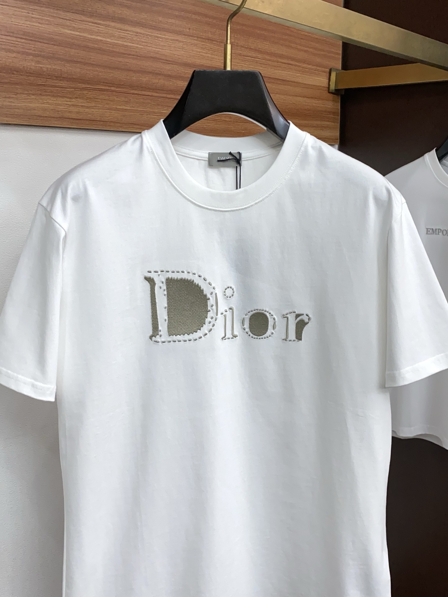 迪奥 26SS春夏新款 纯棉质圆领短袖 男士基础款专柜短袖T恤衫！贸易公司渠道稀出，同步官网发售！基础T