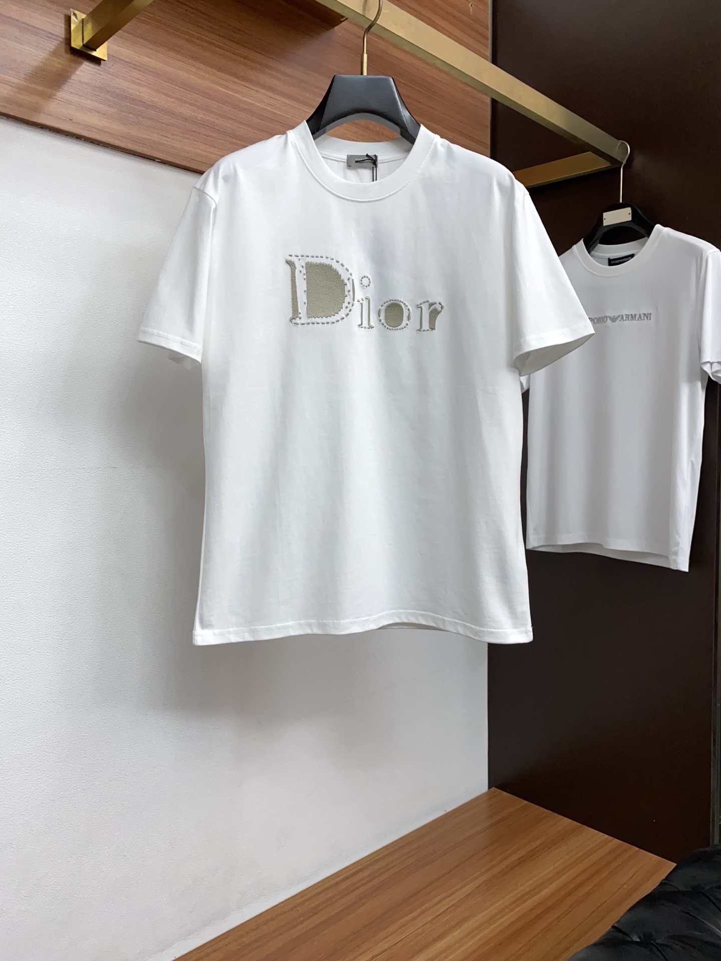 迪奥 26SS春夏新款 纯棉质圆领短袖 男士基础款专柜短袖T恤衫！贸易公司渠道稀出，同步官网发售！基础T