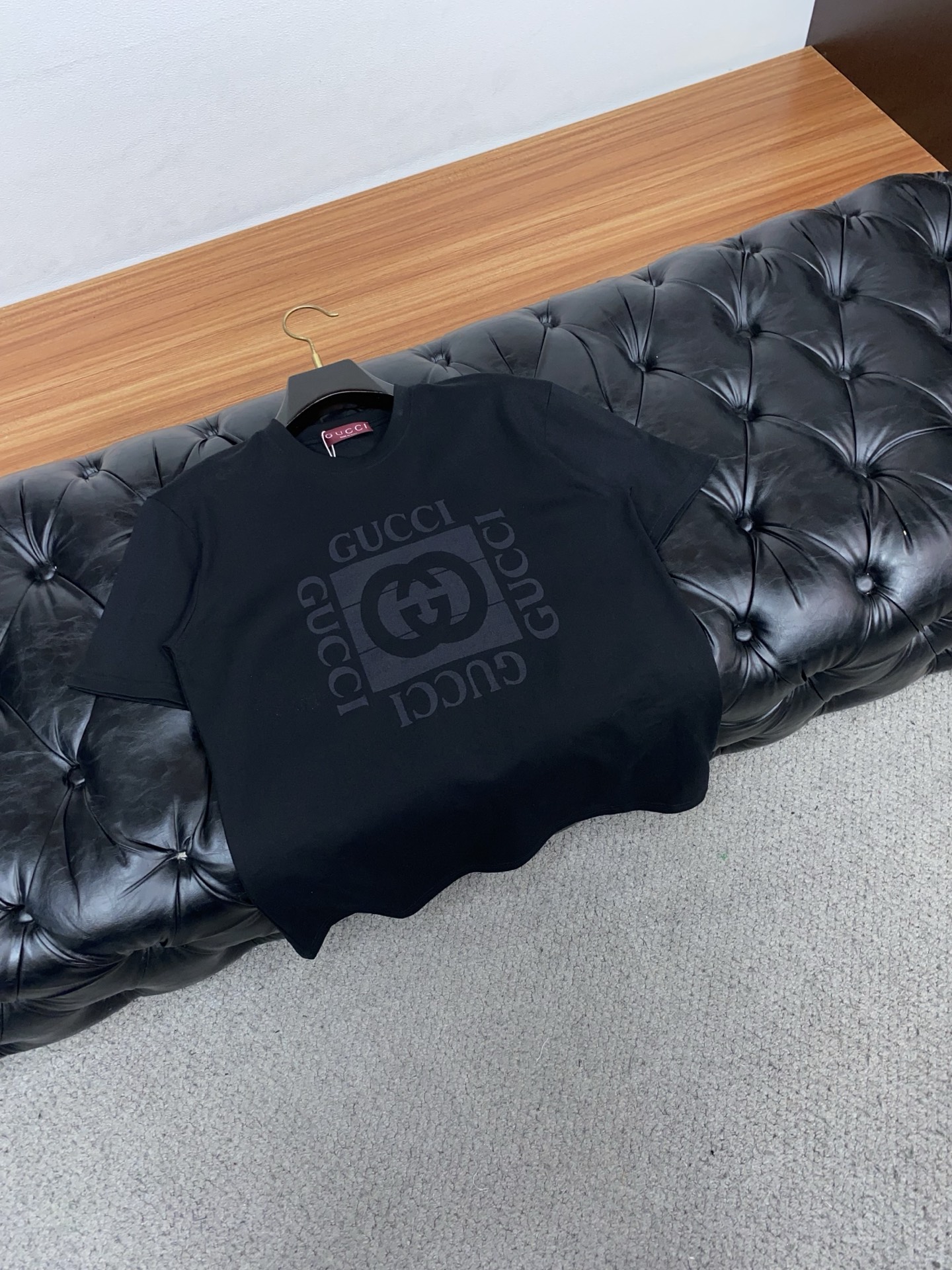 古奇 26SS春夏新款 纯棉质圆领短袖 男士基础款纯白专柜短袖T恤衫！贸易公司渠道稀出，同步官网发售！基