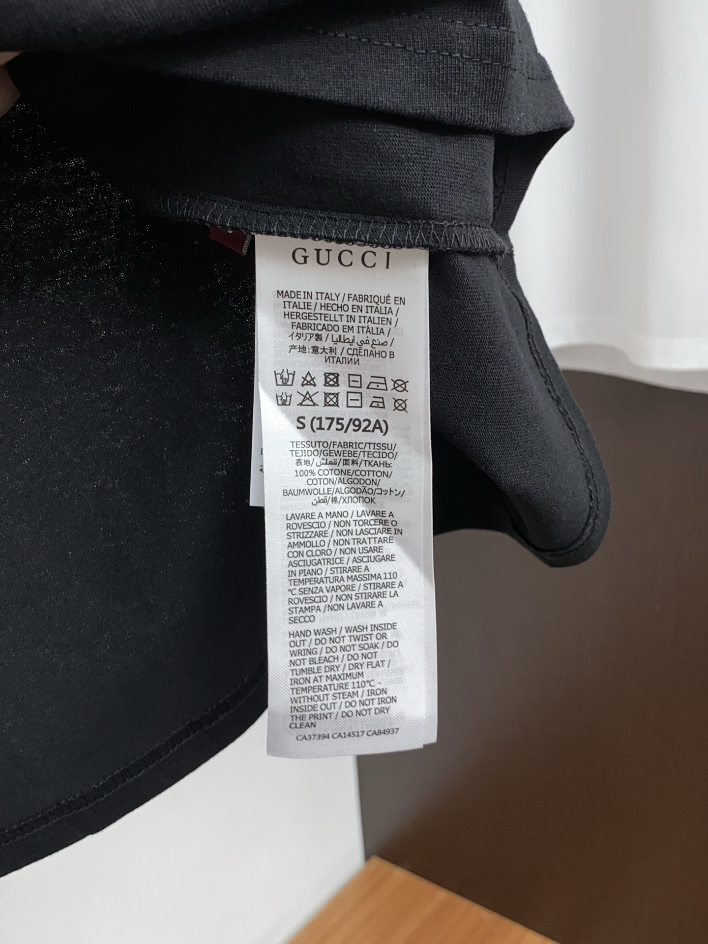 古奇 26SS春夏新款 纯棉质圆领短袖 男士基础款纯白专柜短袖T恤衫！贸易公司渠道稀出，同步官网发售！基