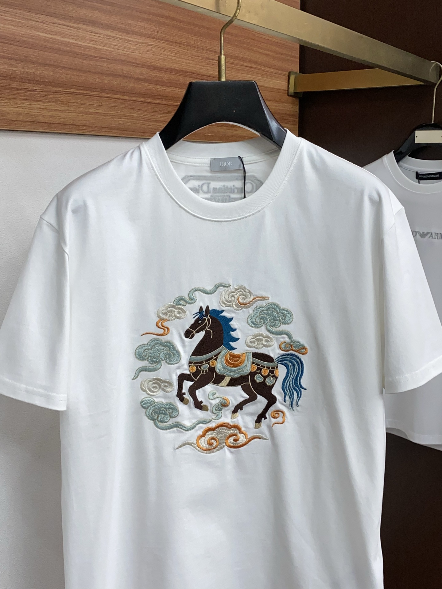 爱马仕 26SS春夏新款 纯棉质圆领短袖 男士基础款专柜短袖T恤衫！贸易公司渠道稀出，同步官网发售！基础