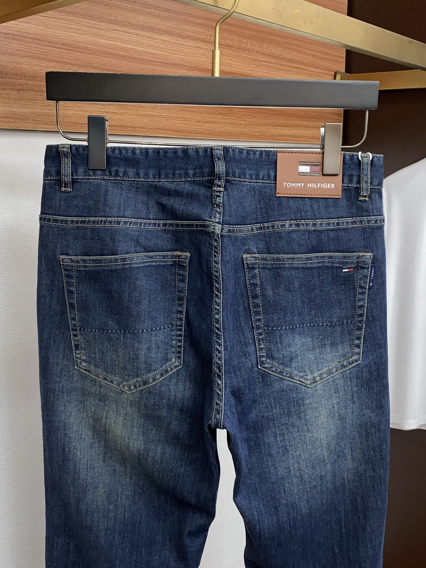 TM 2026ss春夏新款修身小直筒牛仔裤 完美洗水工艺 定制顶级五金logo 独家定制微弹面料 码数2