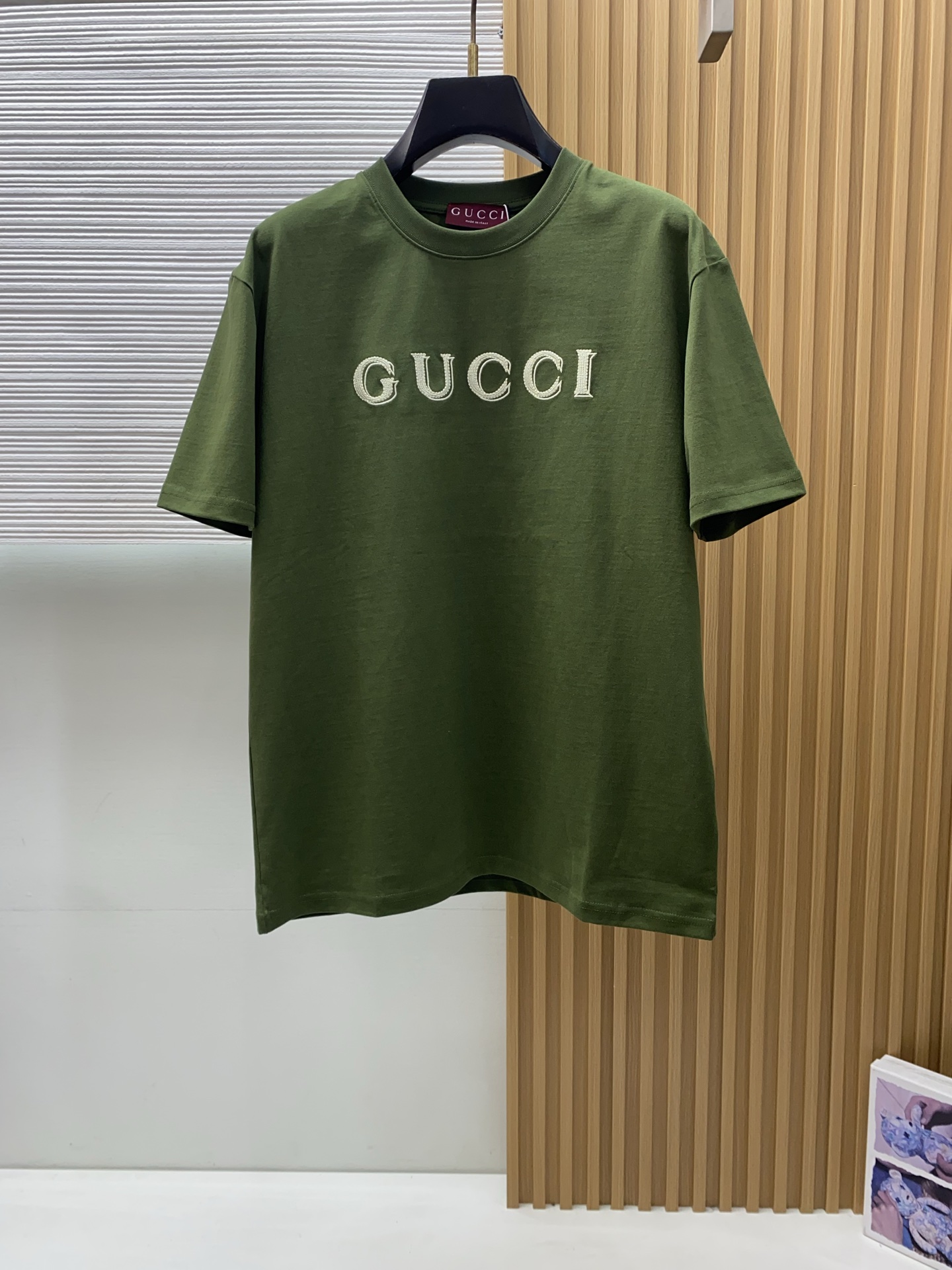 古奇 26SS春夏新款 纯棉质圆领短袖 男士基础款专柜短袖T恤衫！贸易公司渠道稀出，同步官网发售！基础T