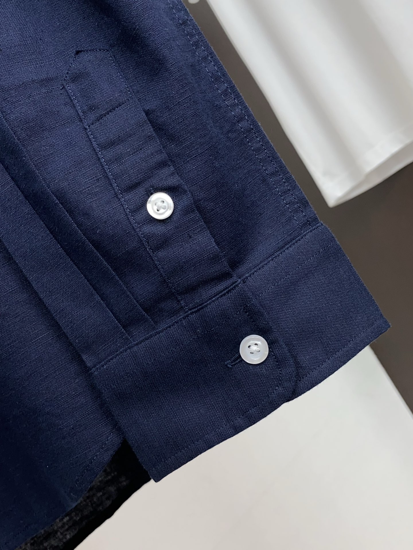 拉夫劳伦 25FW秋冬新款男士休闲定制麻料翻领衬衣，男士商务休闲百搭时尚长袖衬衫！贸易公司渠道稀出，同步