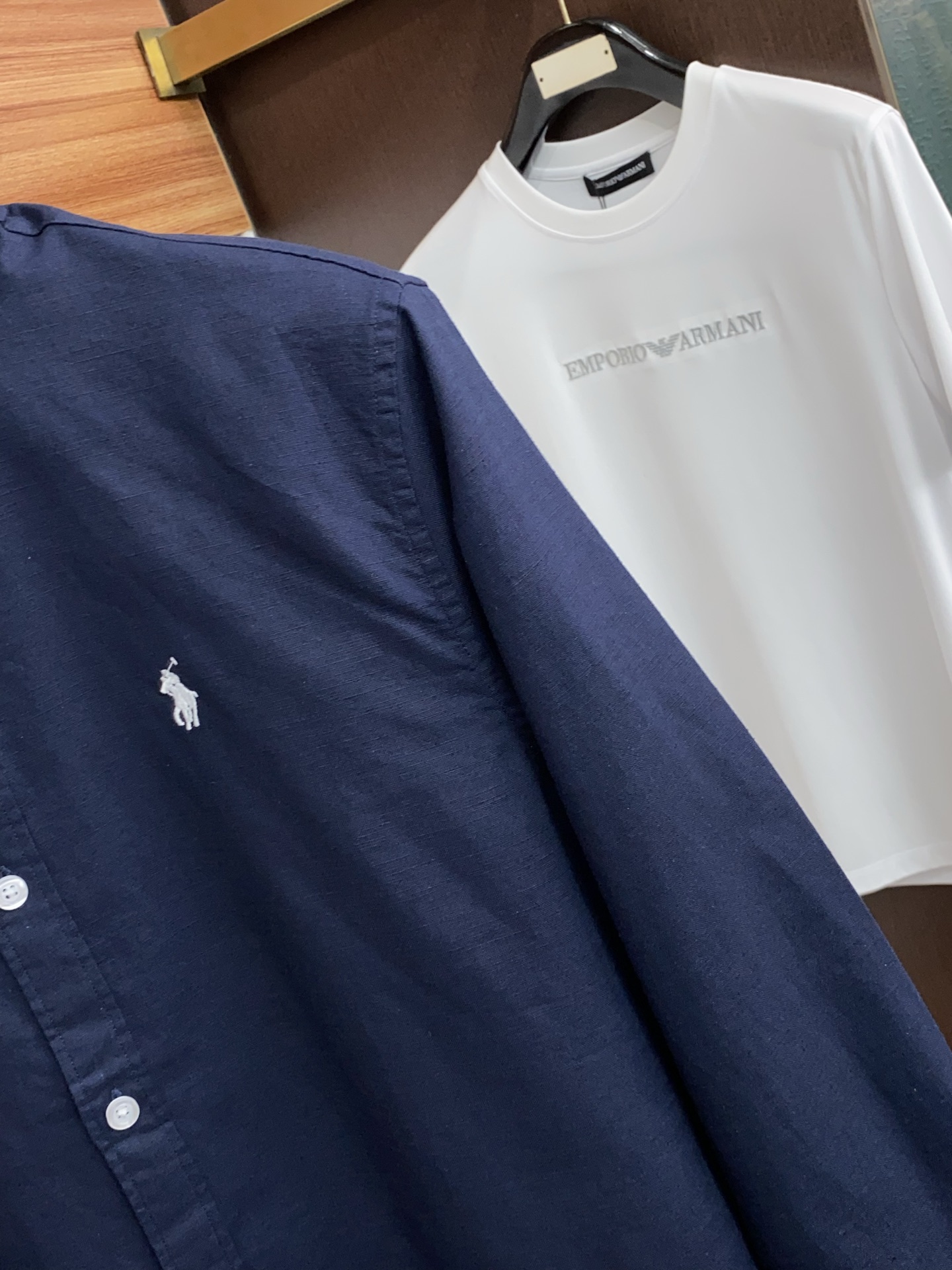 拉夫劳伦 25FW秋冬新款男士休闲定制麻料翻领衬衣，男士商务休闲百搭时尚长袖衬衫！贸易公司渠道稀出，同步