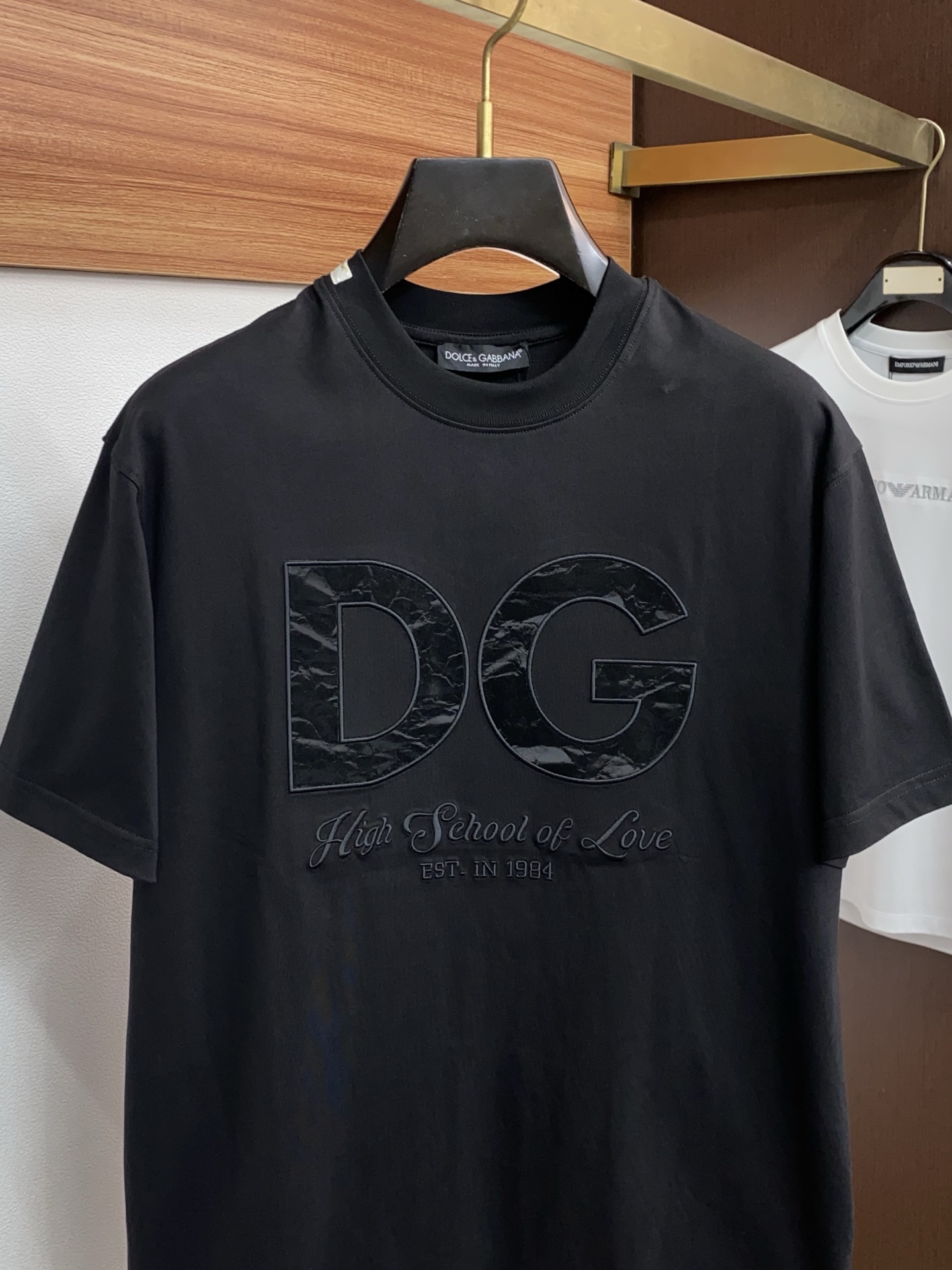 DG 26SS春夏新款 纯棉质圆领短袖 男士基础款专柜短袖T恤衫！贸易公司渠道稀出，同步官网发售！基础T