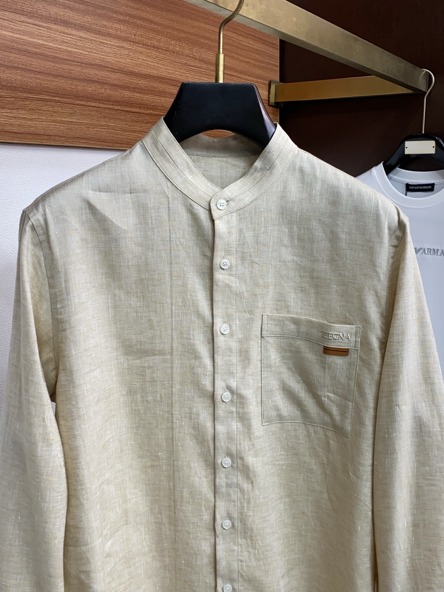 顶级 杰尼亚 老钱风 2026春夏新款衬衣外套好穿不挑身材在搭配上没有太多的限制 随意简洁的衬托其他单品