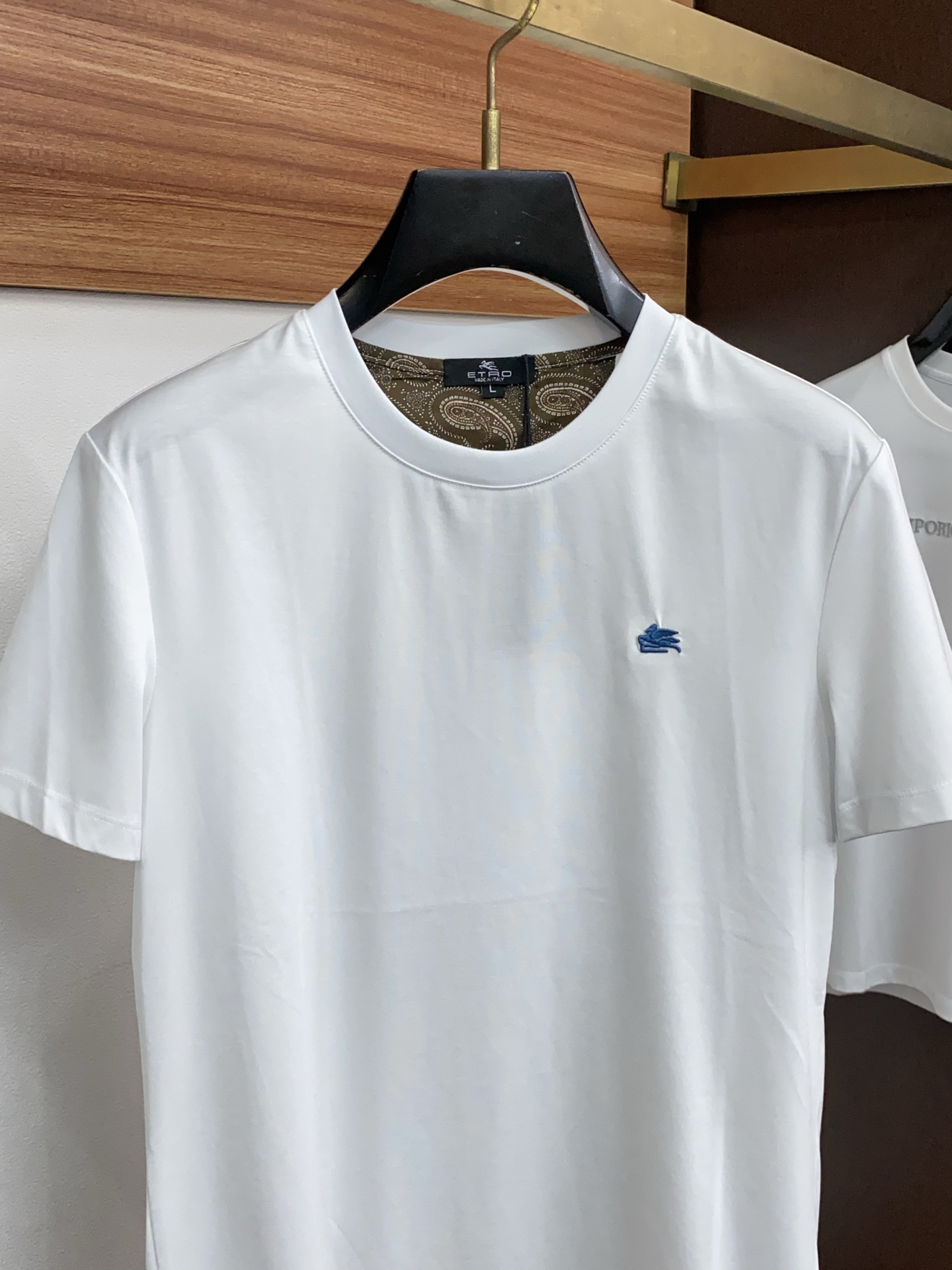 ETRO 26SS春夏新款 纯棉质圆领短袖 男士基础款专柜短袖T恤衫！贸易公司渠道稀出，同步官网发售！基