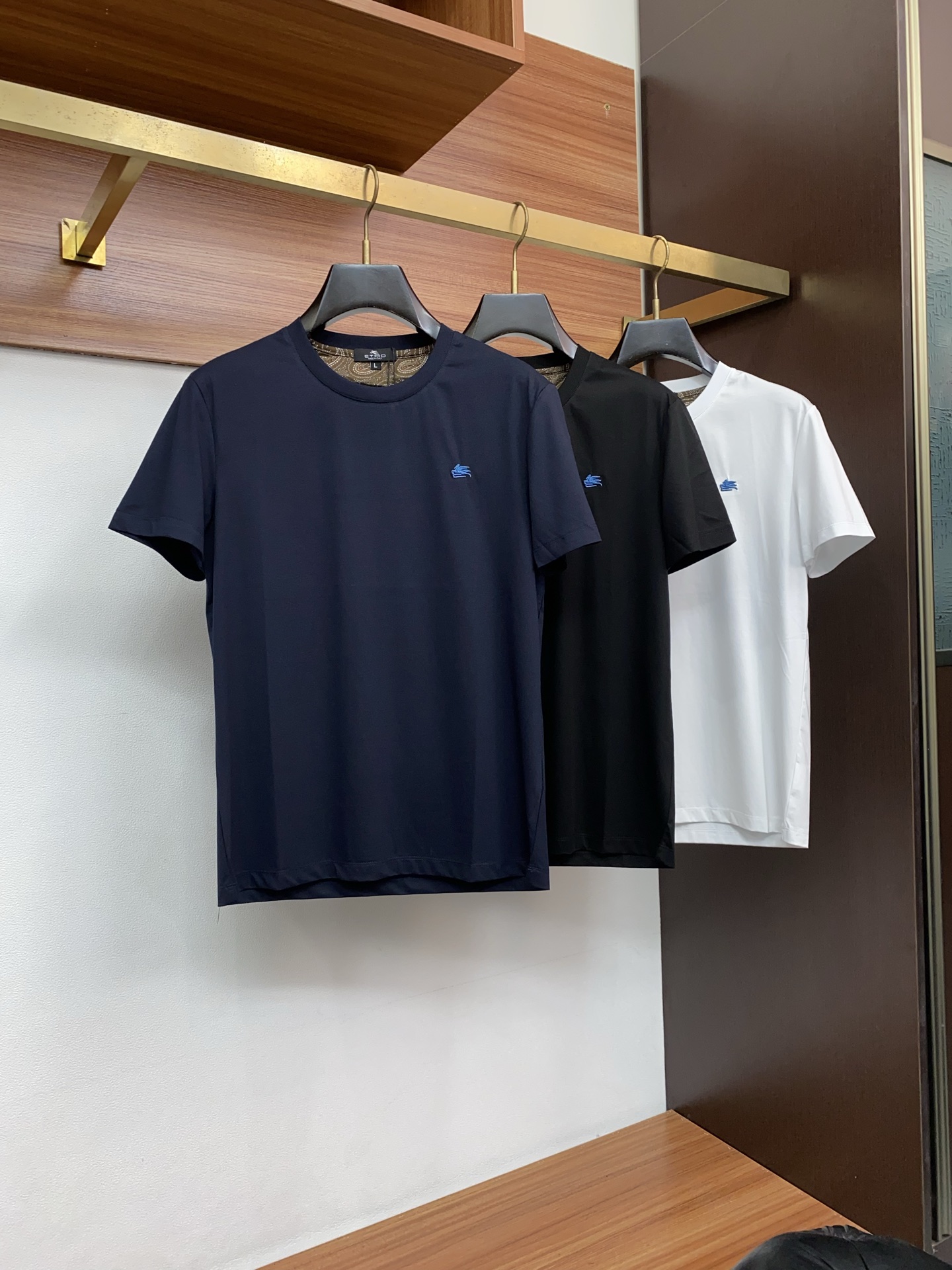 ETRO 26SS春夏新款 纯棉质圆领短袖 男士基础款专柜短袖T恤衫！贸易公司渠道稀出，同步官网发售！基