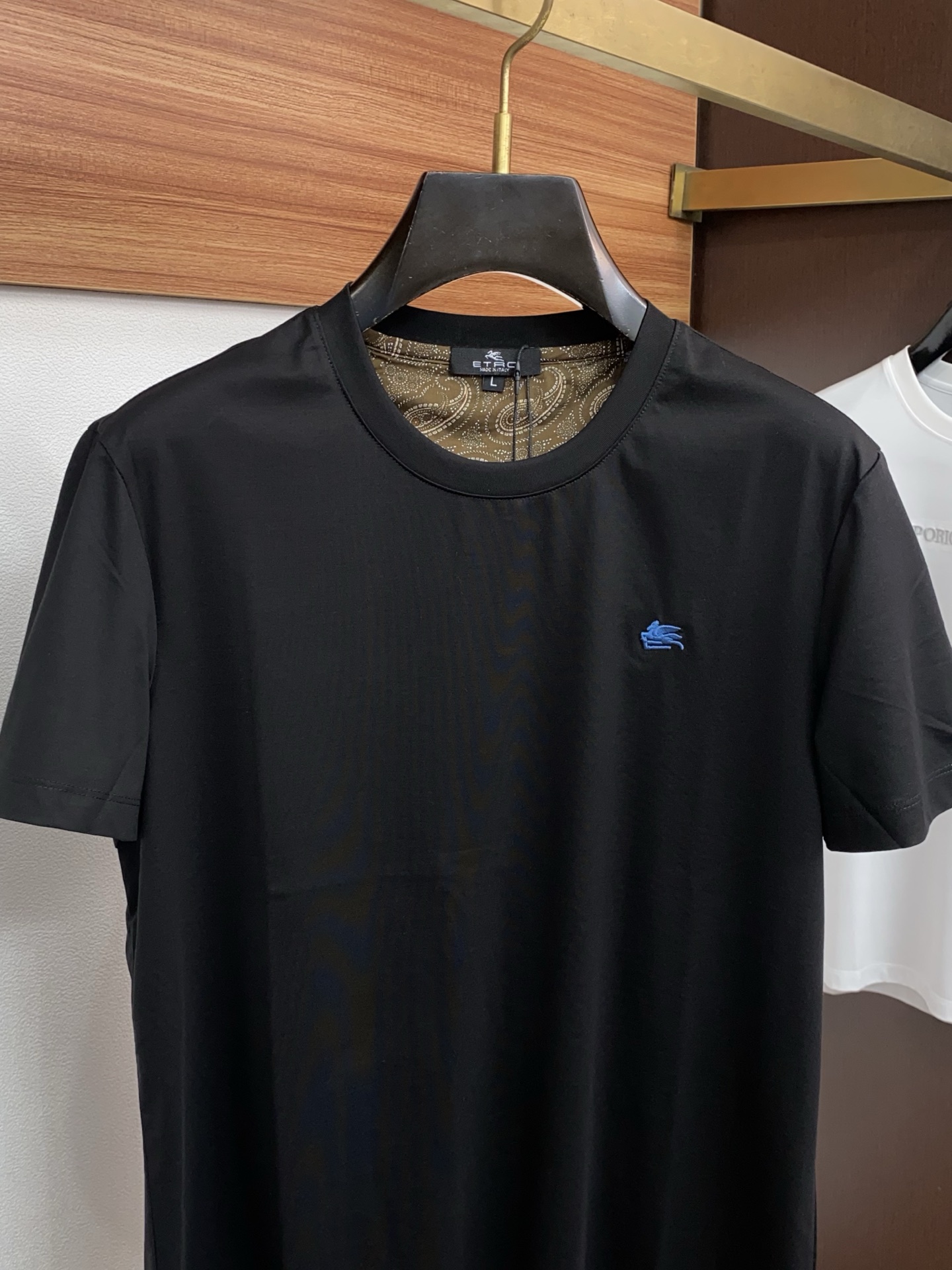 ETRO 26SS春夏新款 纯棉质圆领短袖 男士基础款专柜短袖T恤衫！贸易公司渠道稀出，同步官网发售！基