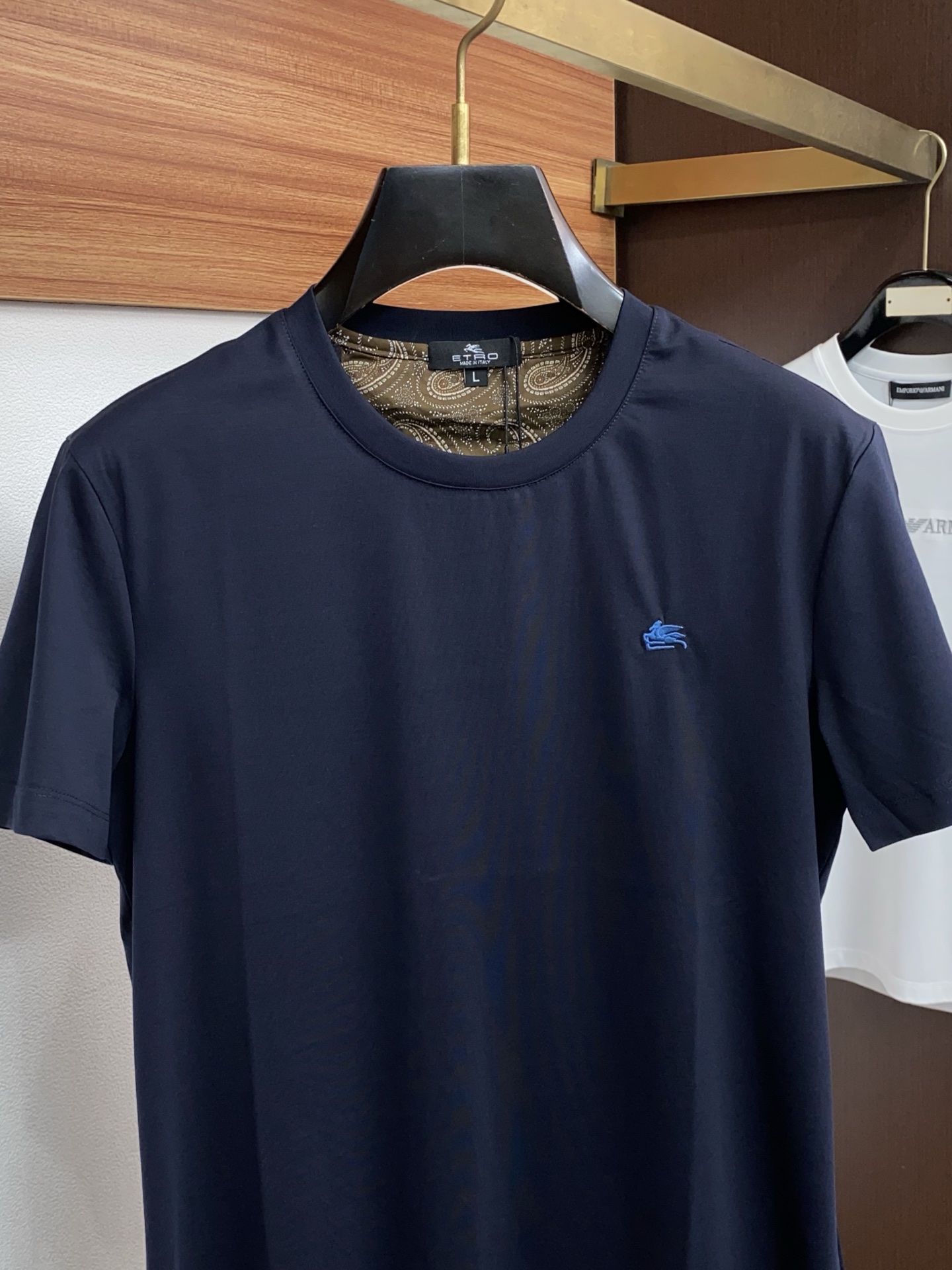 ETRO 26SS春夏新款 纯棉质圆领短袖 男士基础款专柜短袖T恤衫！贸易公司渠道稀出，同步官网发售！基