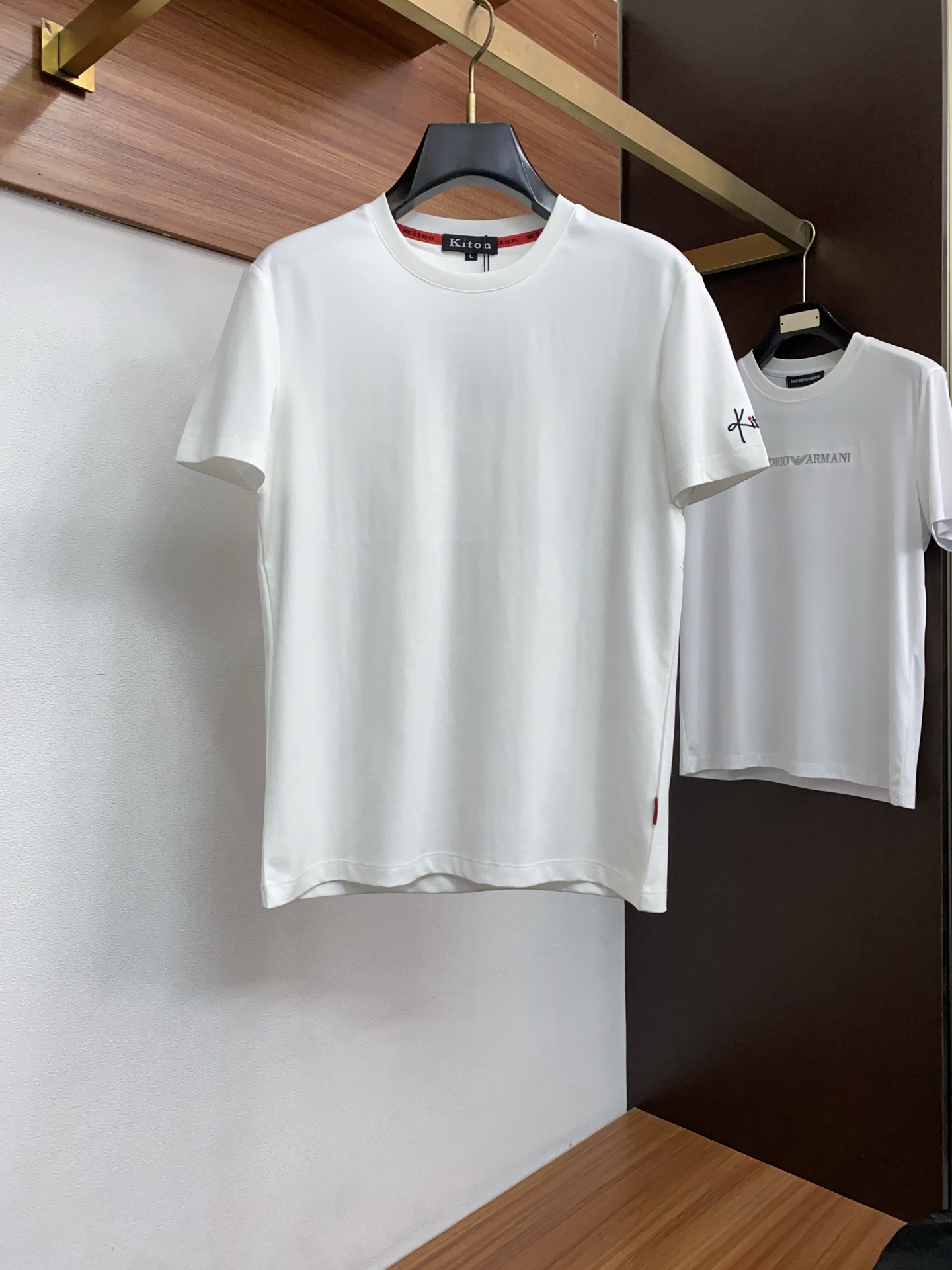 키톤 26SS 남성 반팔 88536 Kiton T Shirt