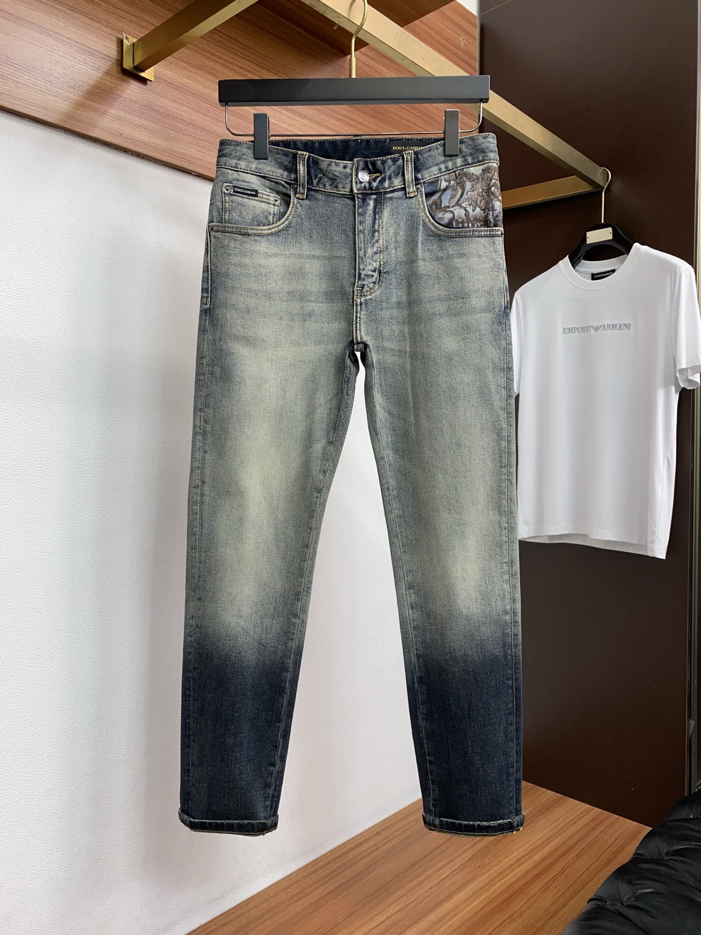 DG 26新款 市场独家订制进口丹宁牛仔面料 稀缺面料 超级舒服 工艺复杂四季款牛仔裤 针织牛从做旧 独