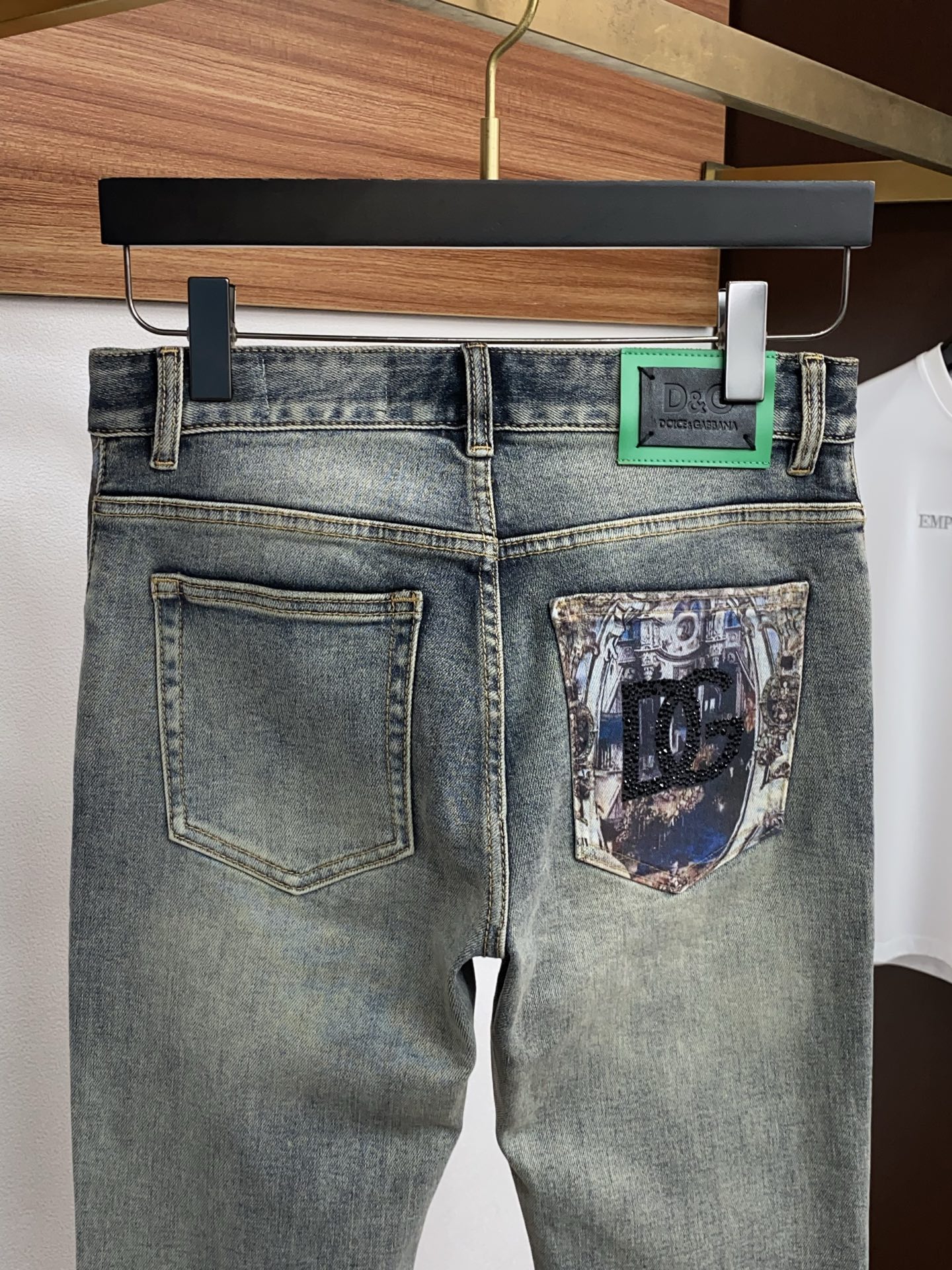 DG 26新款 市场独家订制进口丹宁牛仔面料 稀缺面料 超级舒服 工艺复杂四季款牛仔裤 针织牛从做旧 独