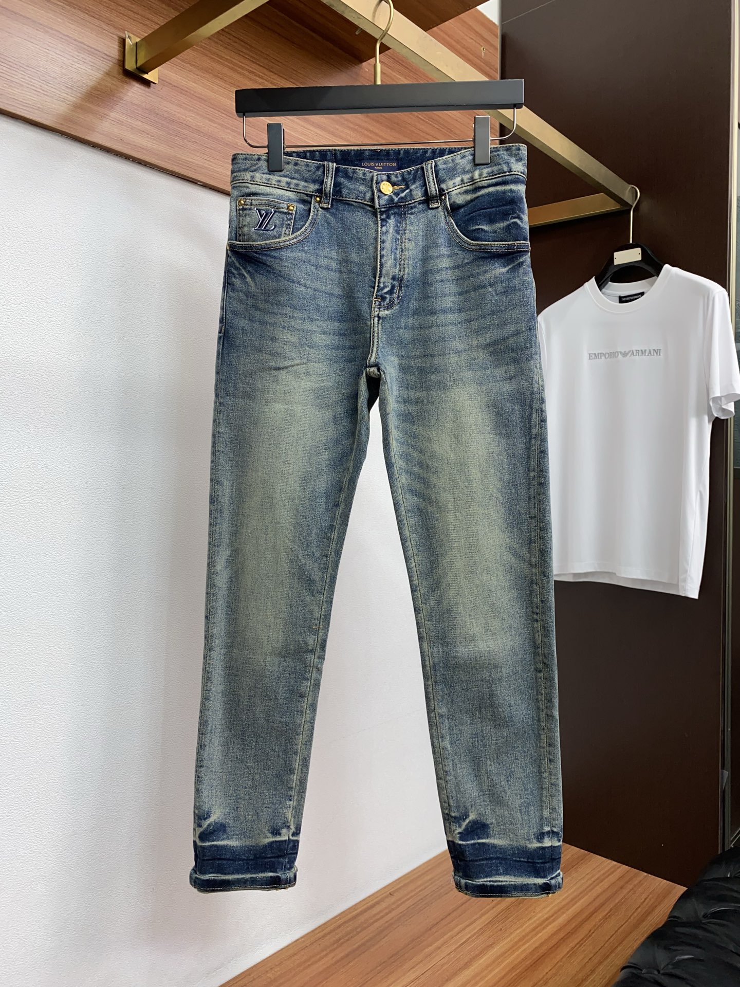 1v路易威登 26新款 市场独家订制进口丹宁牛仔面料 稀缺面料 超级舒服 工艺复杂四季款牛仔裤 针织牛从