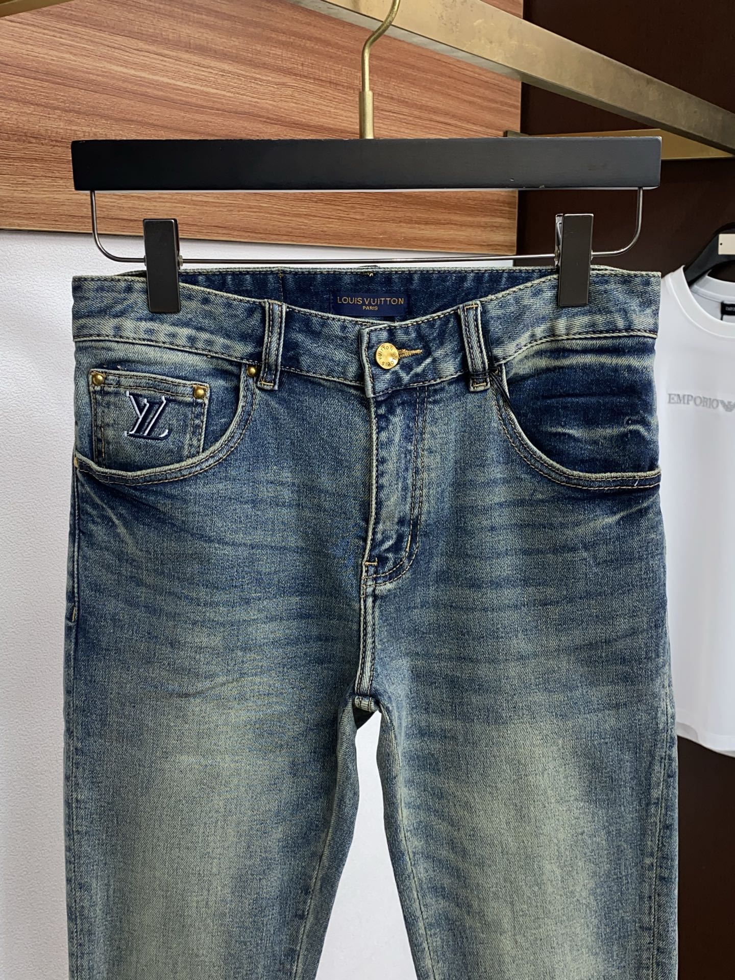 1v路易威登 26新款 市场独家订制进口丹宁牛仔面料 稀缺面料 超级舒服 工艺复杂四季款牛仔裤 针织牛从