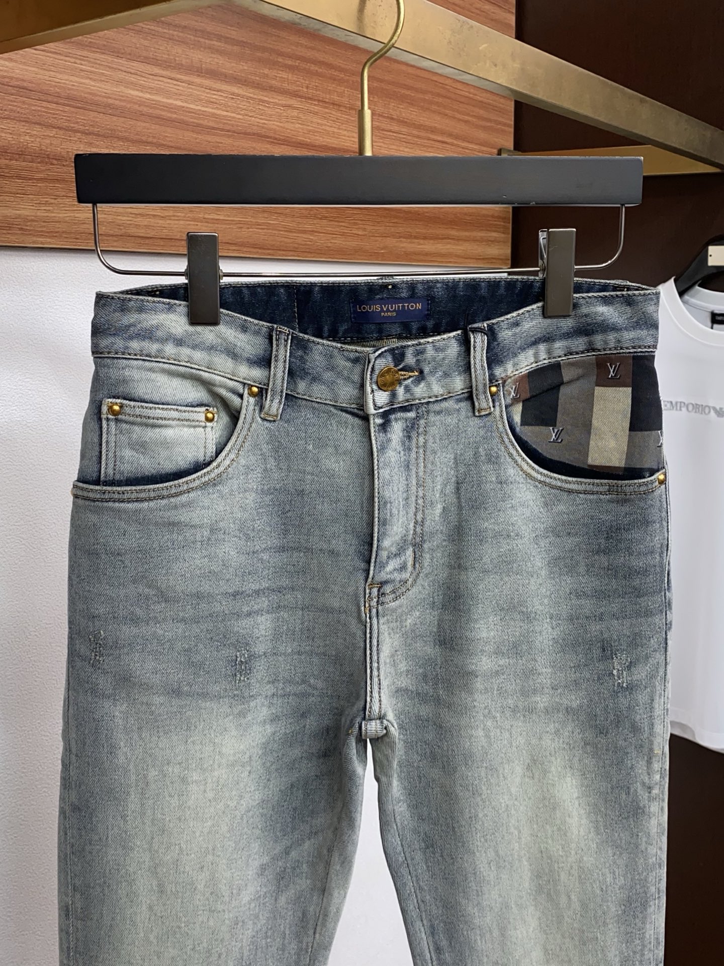 1v路易威登 26新款 市场独家订制进口丹宁牛仔面料 稀缺面料 超级舒服 工艺复杂四季款牛仔裤 针织牛从