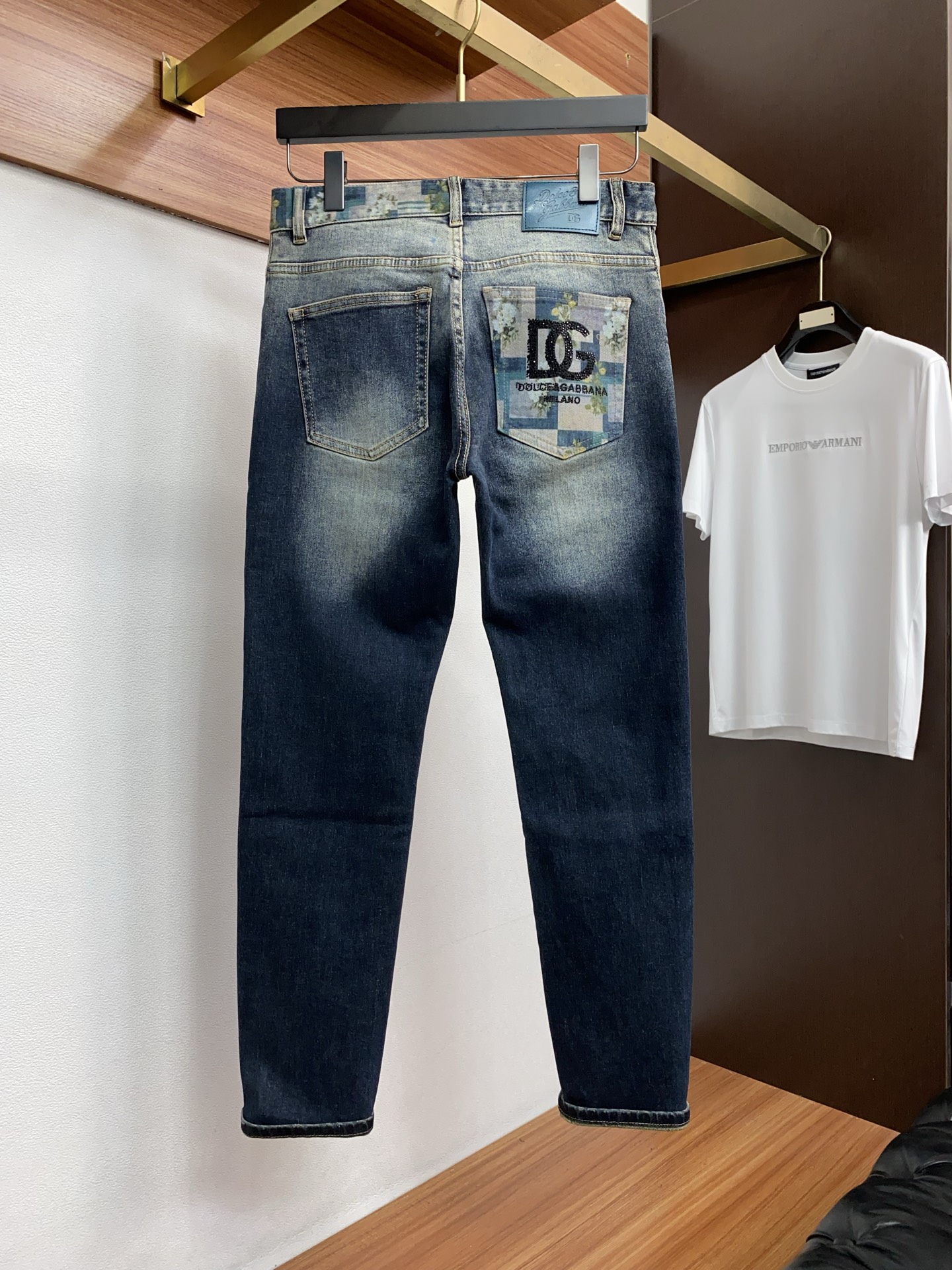 DG 26新款 市场独家订制进口丹宁牛仔面料 稀缺面料 超级舒服 工艺复杂四季款牛仔裤 针织牛从做旧 独