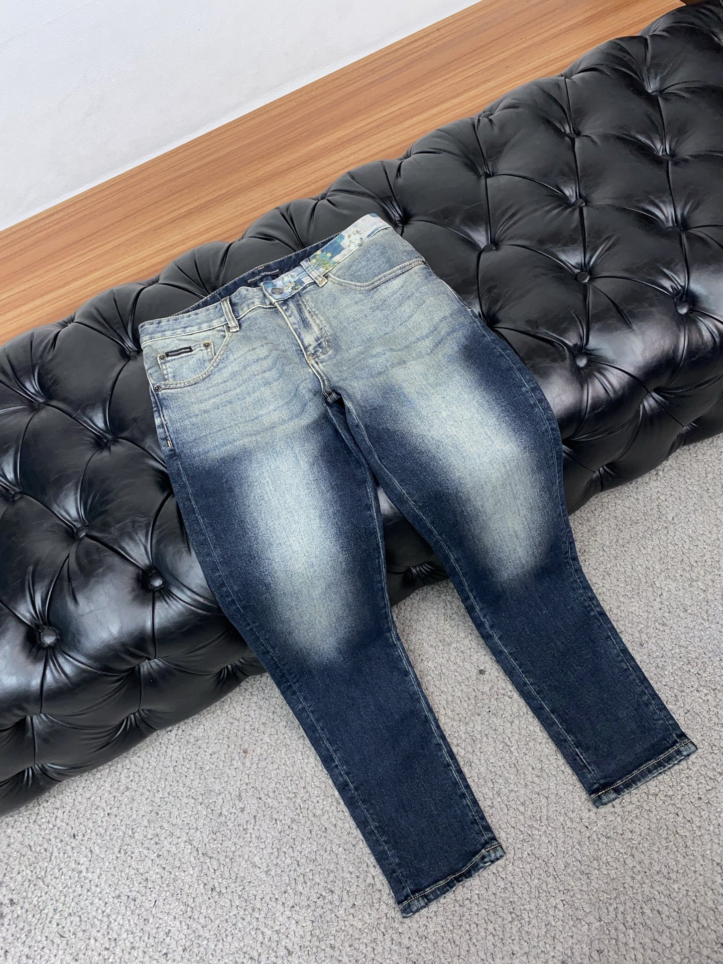DG 26新款 市场独家订制进口丹宁牛仔面料 稀缺面料 超级舒服 工艺复杂四季款牛仔裤 针织牛从做旧 独