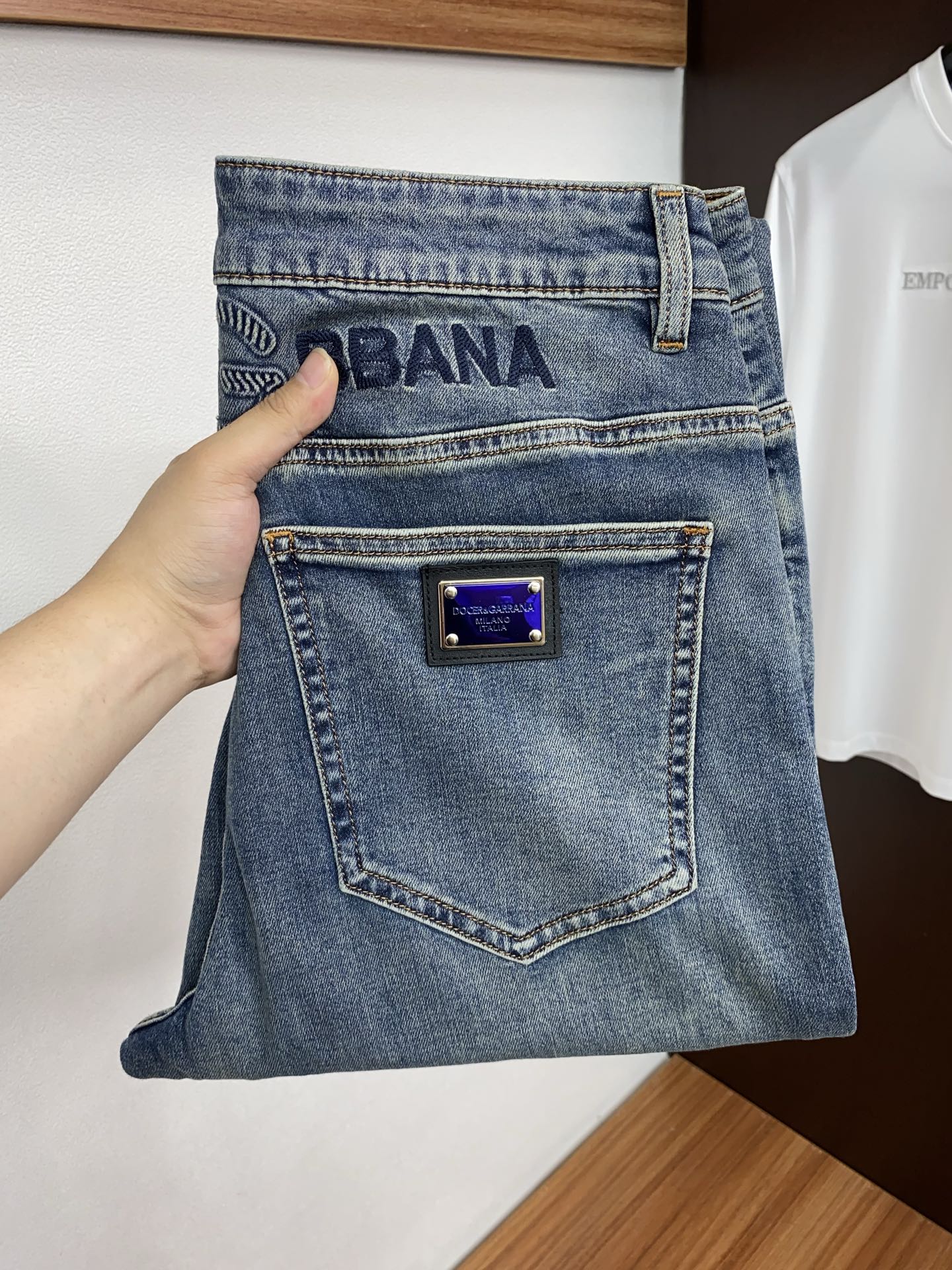 DG 高端定制、2026早春最新款牛仔裤 柜台同步发售 原版定制复刻 客供五金辅料 原单品质 进口牛仔面