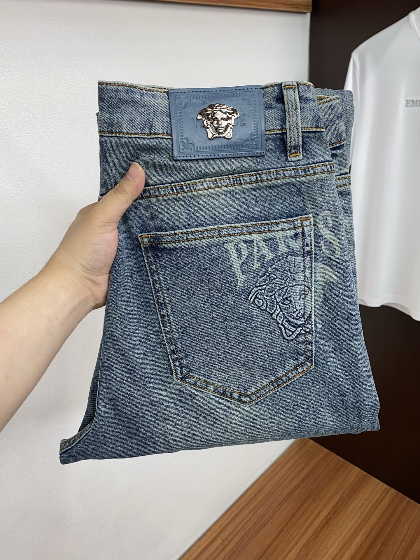 范思哲 高端定制、2026早春最新款牛仔裤 柜台同步发售 原版定制复刻 客供五金辅料 原单品质 进口牛仔