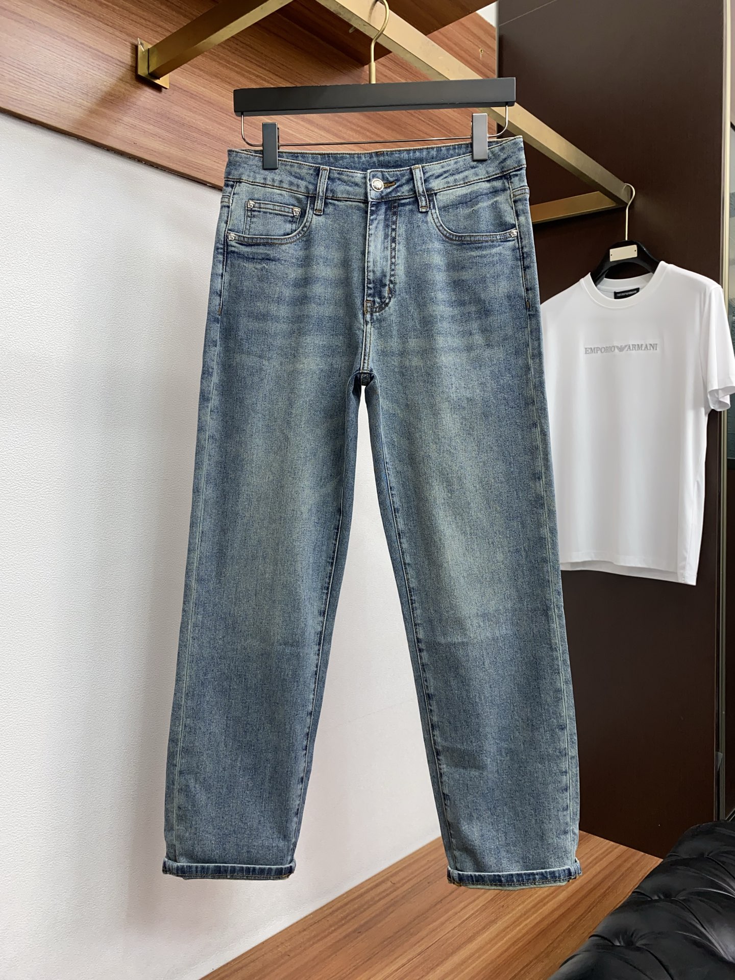 范思哲 高端定制、2026早春最新款牛仔裤 柜台同步发售 原版定制复刻 客供五金辅料 原单品质 进口牛仔