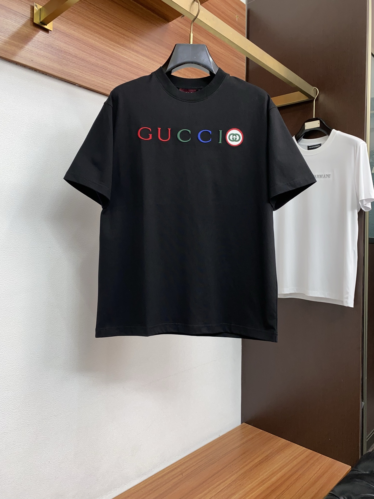 古奇 26SS春夏新款 纯棉质圆领短袖 男士基础款专柜短袖T恤衫！贸易公司渠道稀出，同步官网发售！基础T