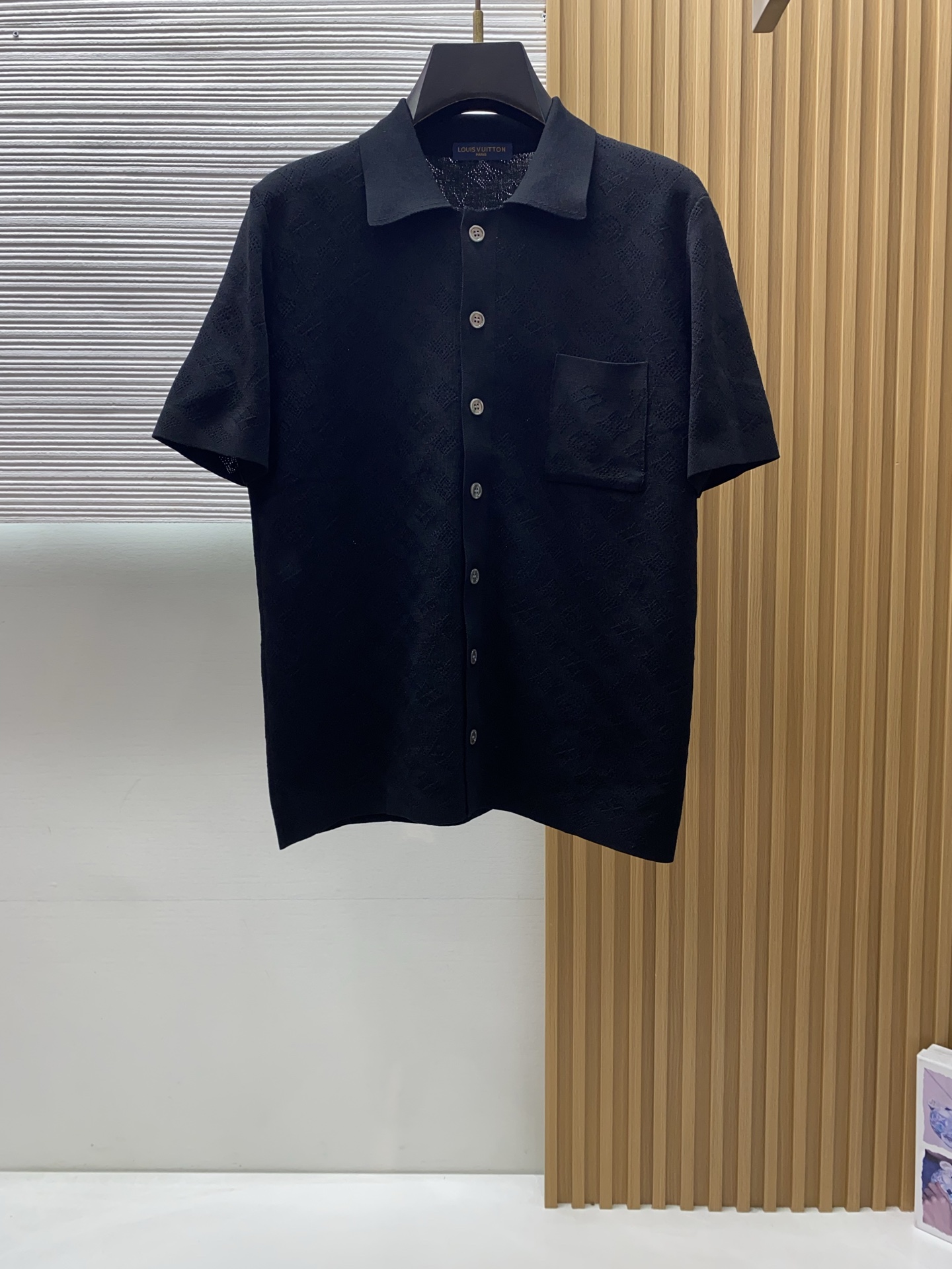 1v路易威登 2026新款男士高端简约翻领针织短袖PoloT恤衫，香港洋行渠道货，纯正血统品质，春夏新款