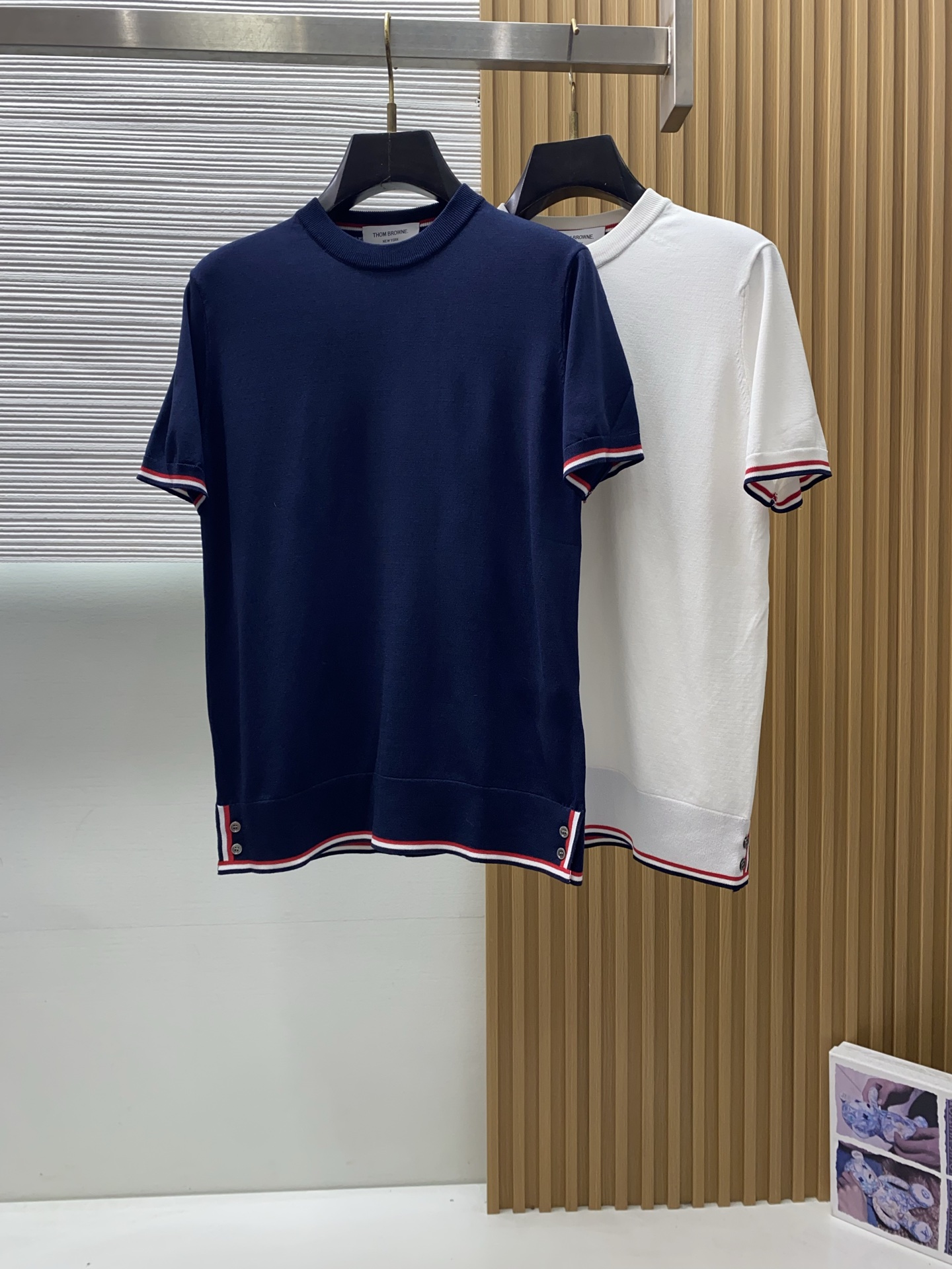 T B2026新款男士高端简约圆领针织短袖T恤衫，香港洋行渠道货，纯正血统品质，春夏新款，经典王牌系列！