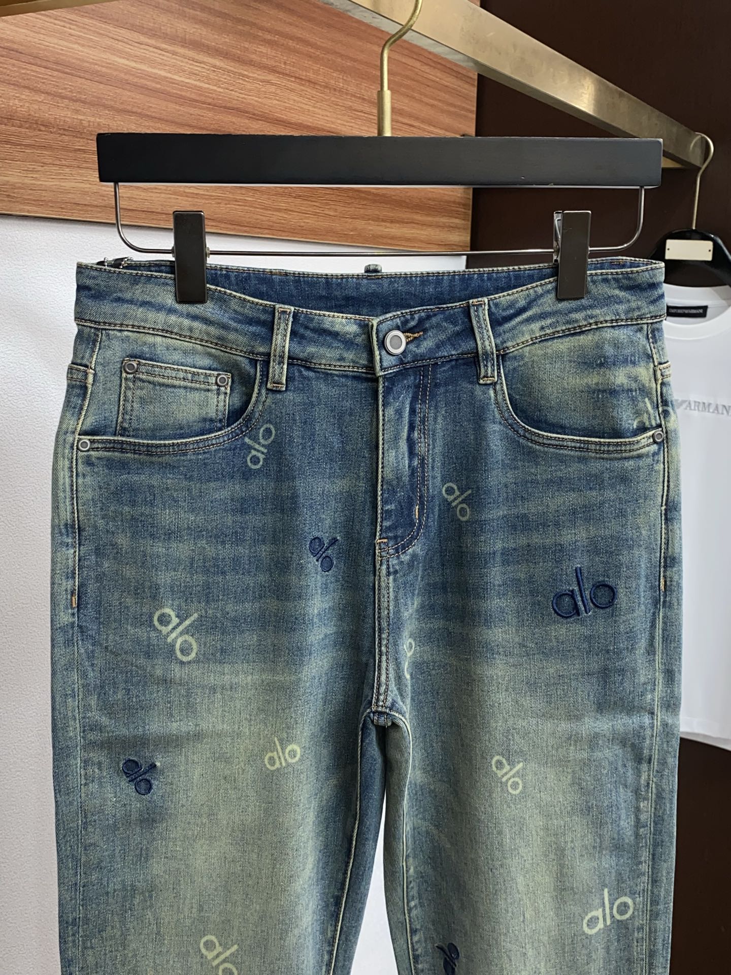 알로 커스텀메이드 데님 남성 바지 50736 이미지 3