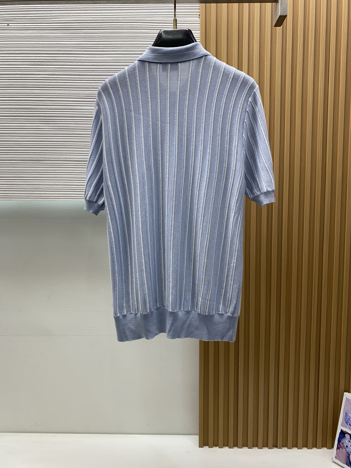 브리오니 실크 혼방 니트 폴로 반팔셔츠 88610 이미지 9