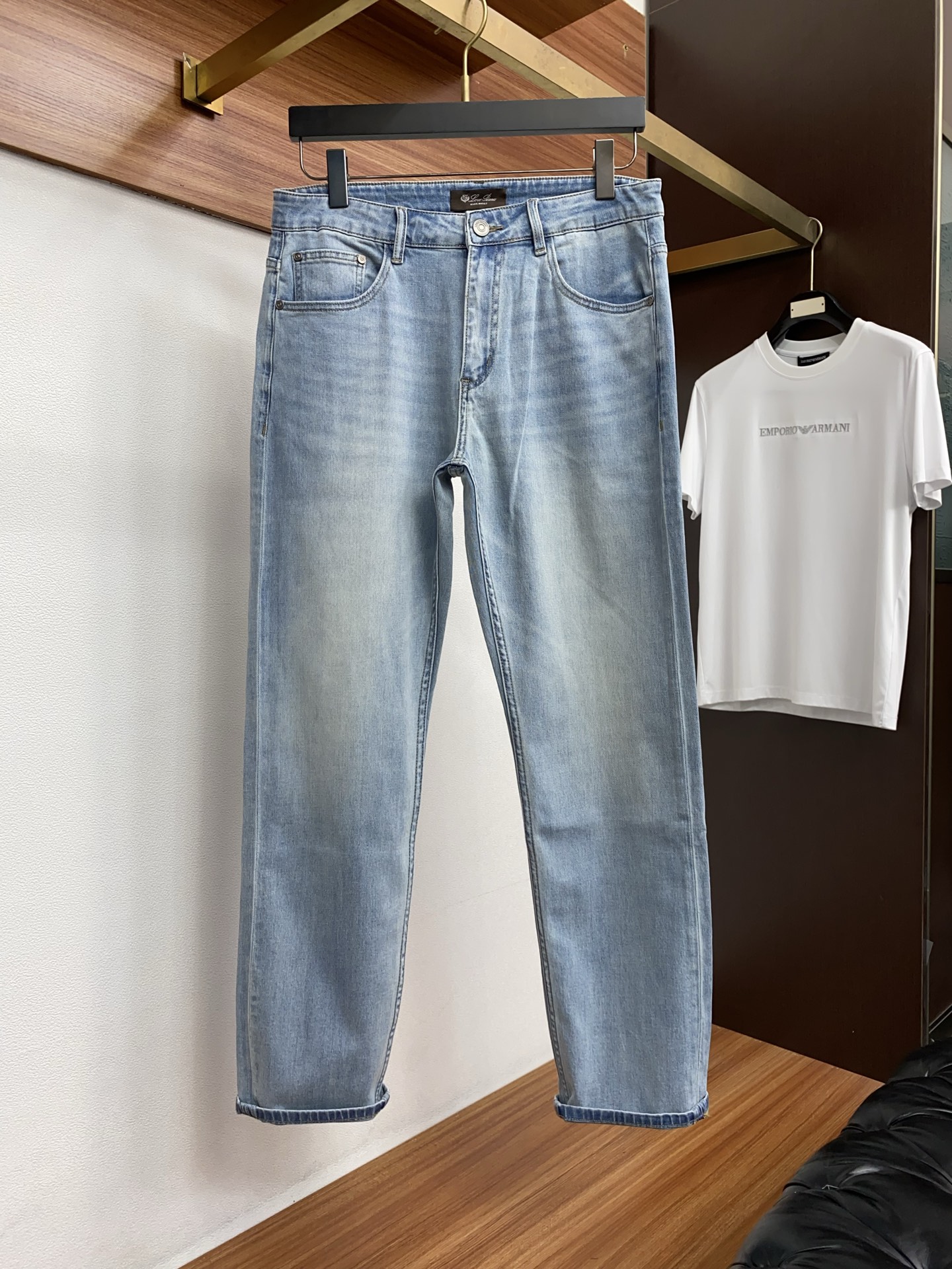 Loro Piana 诺悠翩雅 高端定制、2026早春最新款老钱风牛仔裤 柜台同步发售 原版定制复刻 客