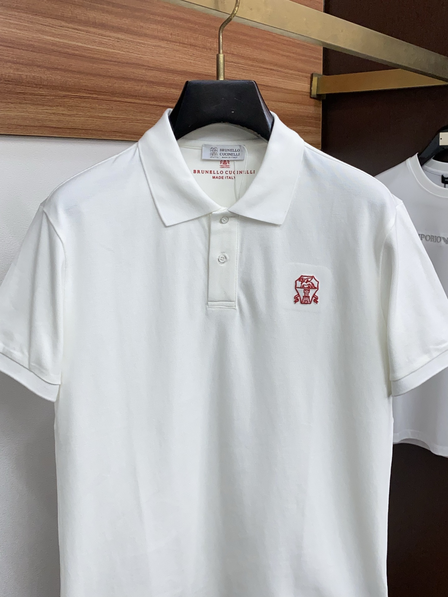 브루넬로쿠치넬리 남성 반팔 폴로셔츠 상세 이미지 2