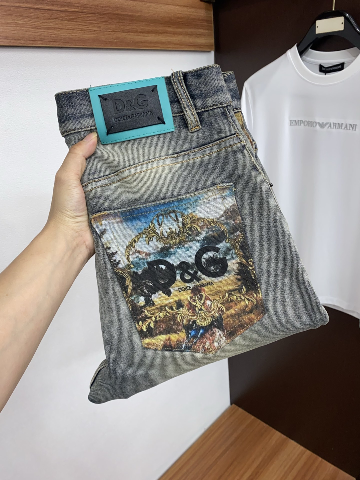 DG 26新款 市场独家订制进口丹宁牛仔面料 稀缺面料 超级舒服 工艺复杂四季款牛仔裤 针织牛从做旧 独