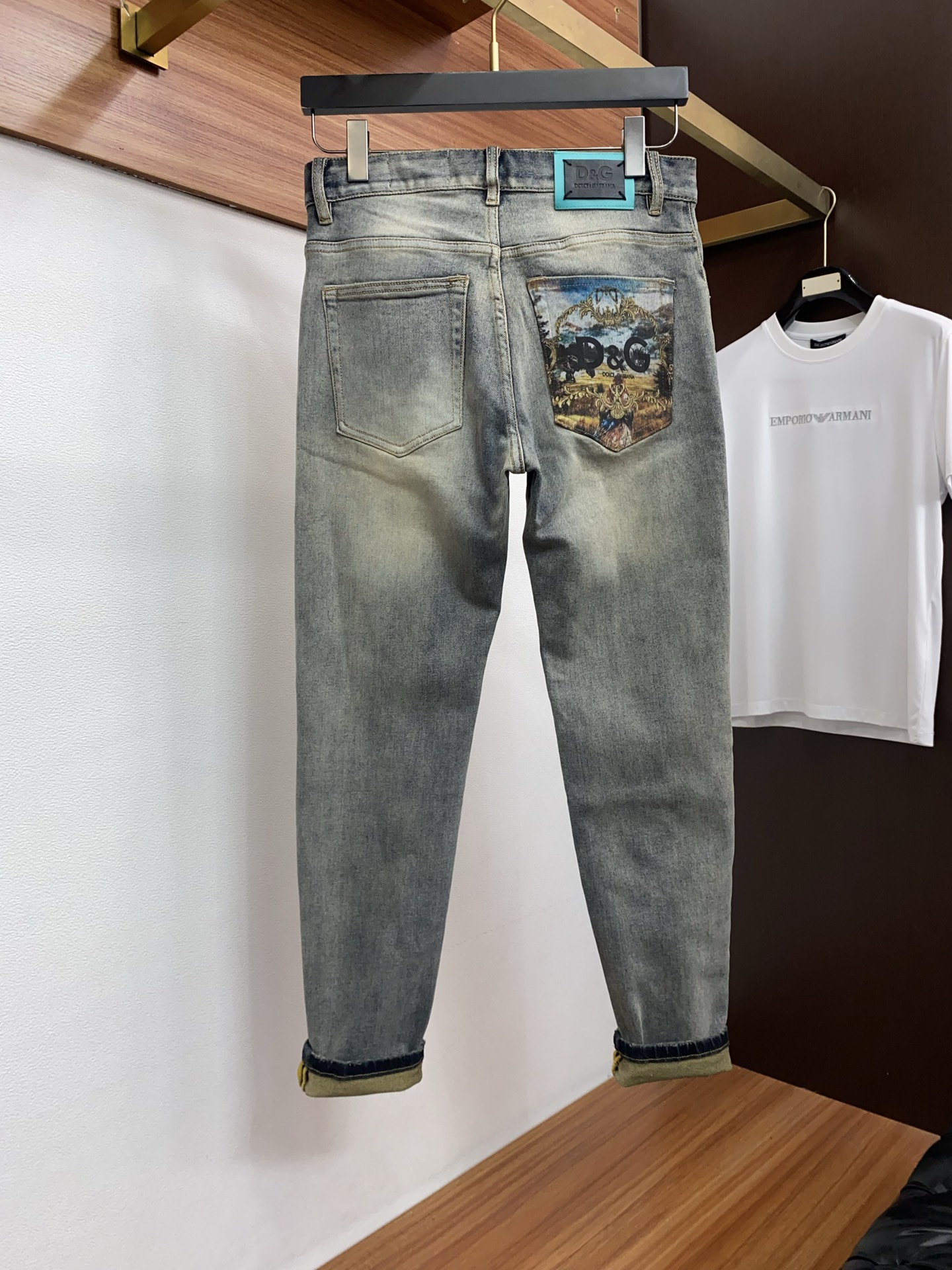 DG 26新款 市场独家订制进口丹宁牛仔面料 稀缺面料 超级舒服 工艺复杂四季款牛仔裤 针织牛从做旧 独