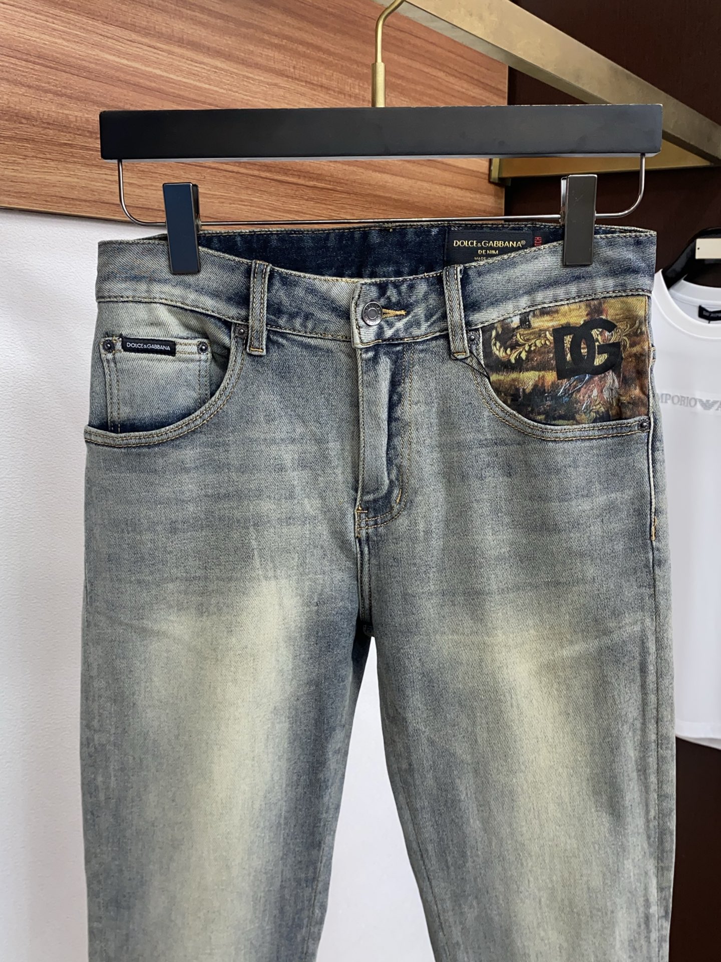 DG 26新款 市场独家订制进口丹宁牛仔面料 稀缺面料 超级舒服 工艺复杂四季款牛仔裤 针织牛从做旧 独