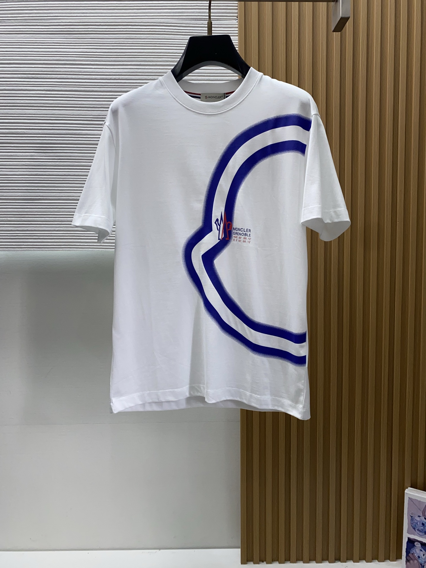 Moncler White Graphic T-Shirt