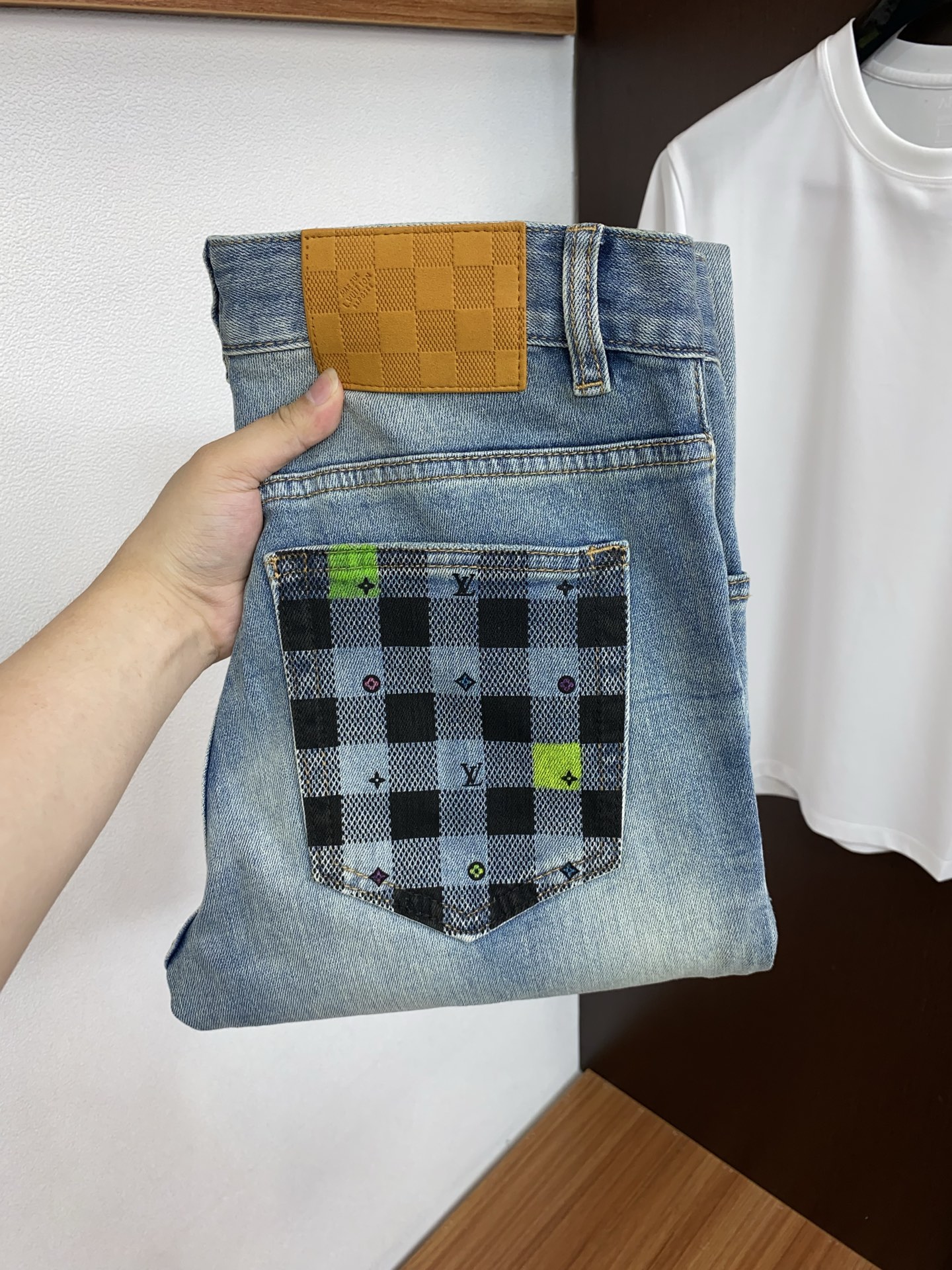 1v路易威登 26男士牛仔裤原厂原布原洗水！进口原版水洗弹力面料，复杂的手工艺叠加，任何一个洗水环节多停