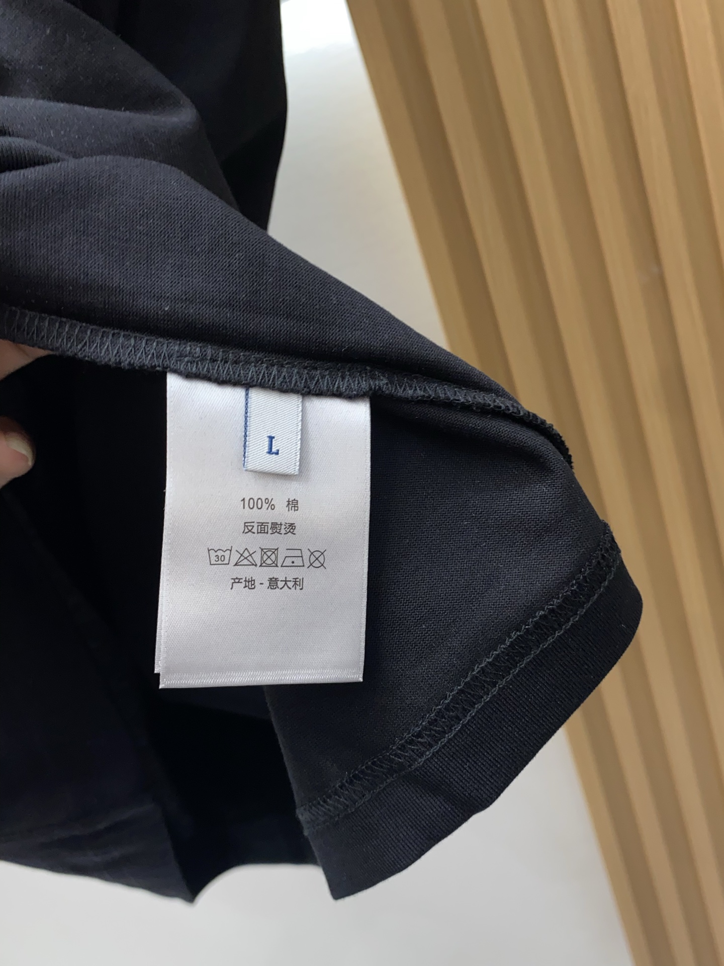 迪奥 26SS春夏新款 纯棉质圆领短袖 男士基础款纯白专柜短袖T恤衫！贸易公司渠道稀出，同步官网发售！基