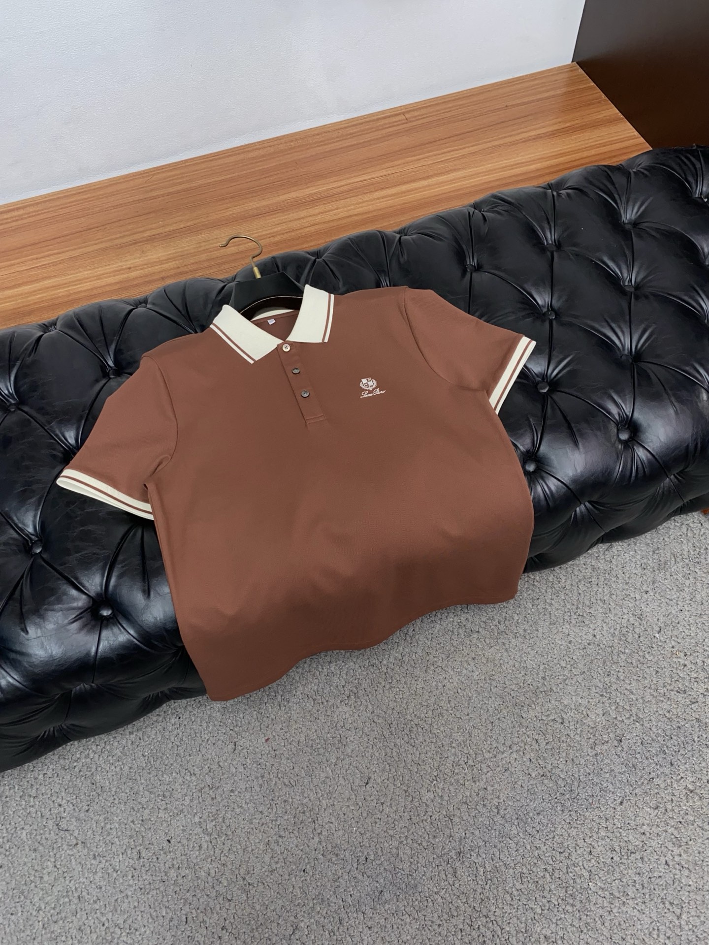 Loro piana 诺悠翩雅 2026s经典时尚翻领 Polo衫短袖 ，贸易公司渠道订单，简约大气，时