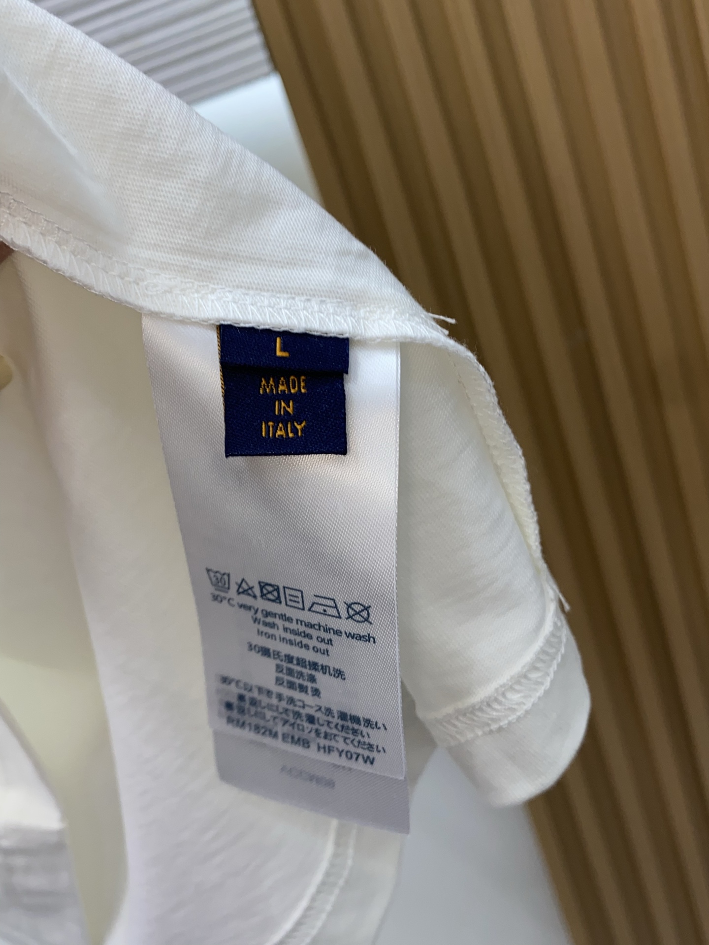 1v路易威登 26SS春夏新款 纯棉质圆领短袖 男士基础款纯白专柜短袖T恤衫！贸易公司渠道稀出，同步官网