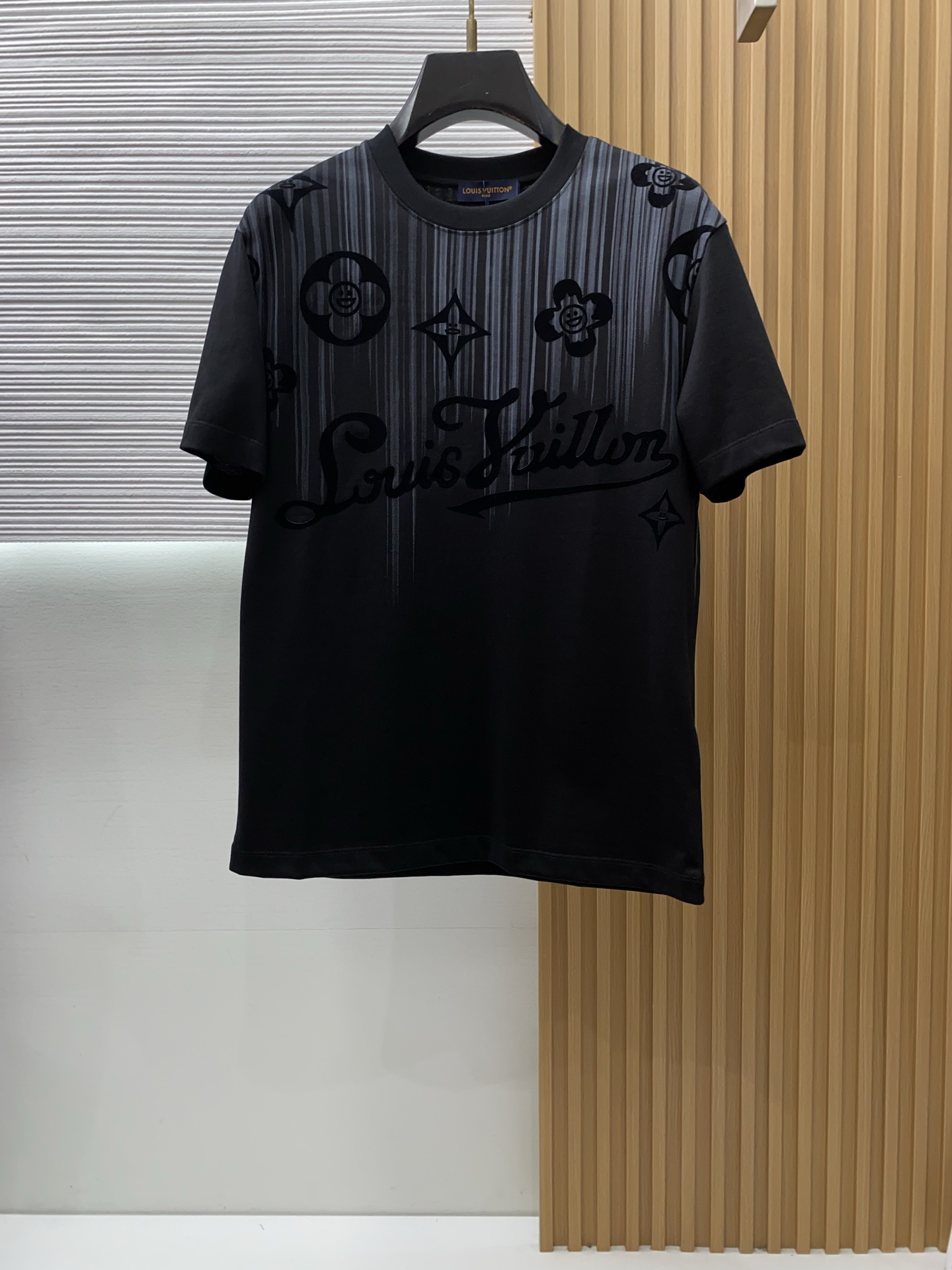 Louis Vuitton Black Graphic Logo T-Shirt
